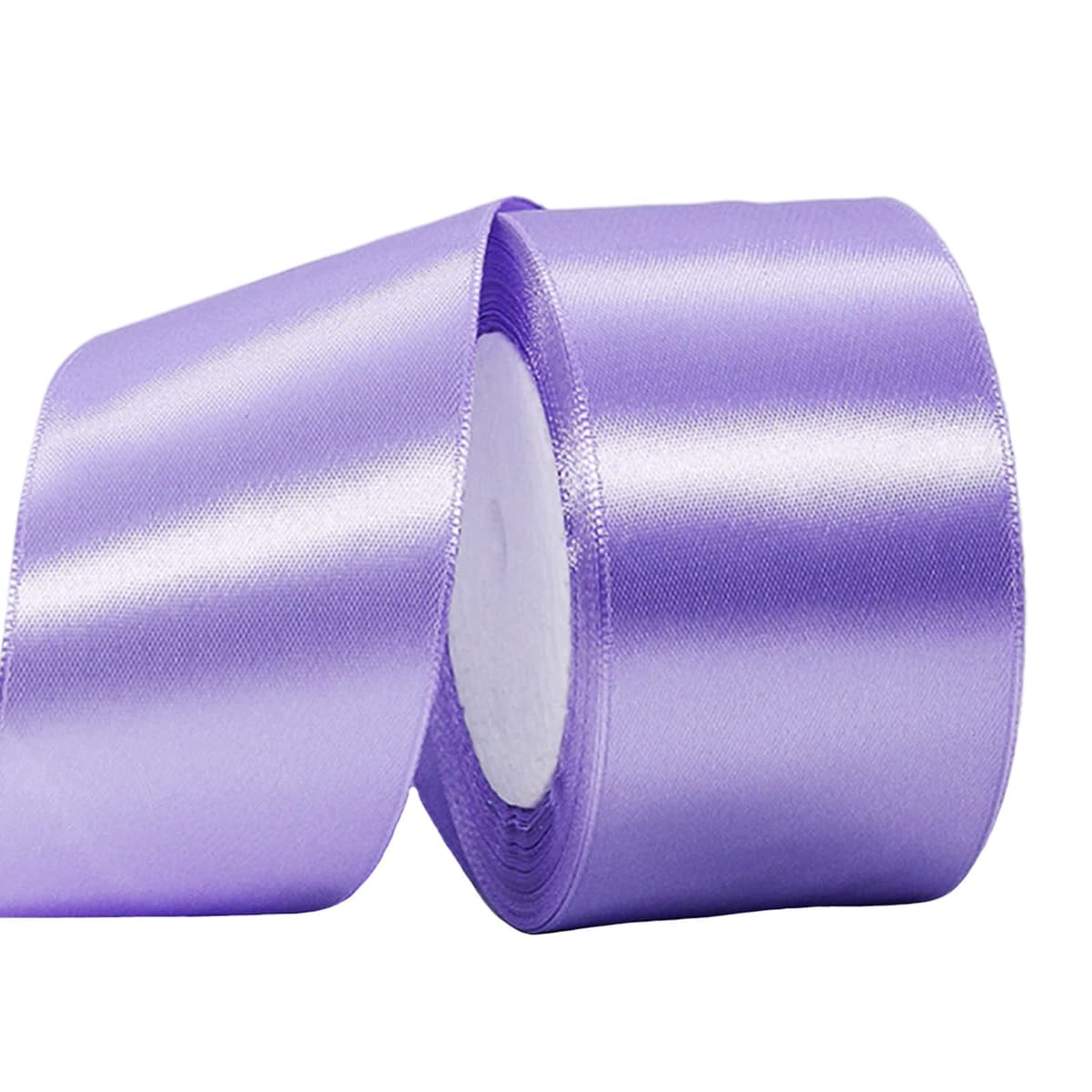40mm Wide White Ribbon Thick Wedding Car Ribbon 22m, 1.5 inch Thick White Satin Ribbon for Gift Wrapping Wedding Car Christmas Birthday Cake Hair Bow Florist Bouquet Crafts Decorations — view 61