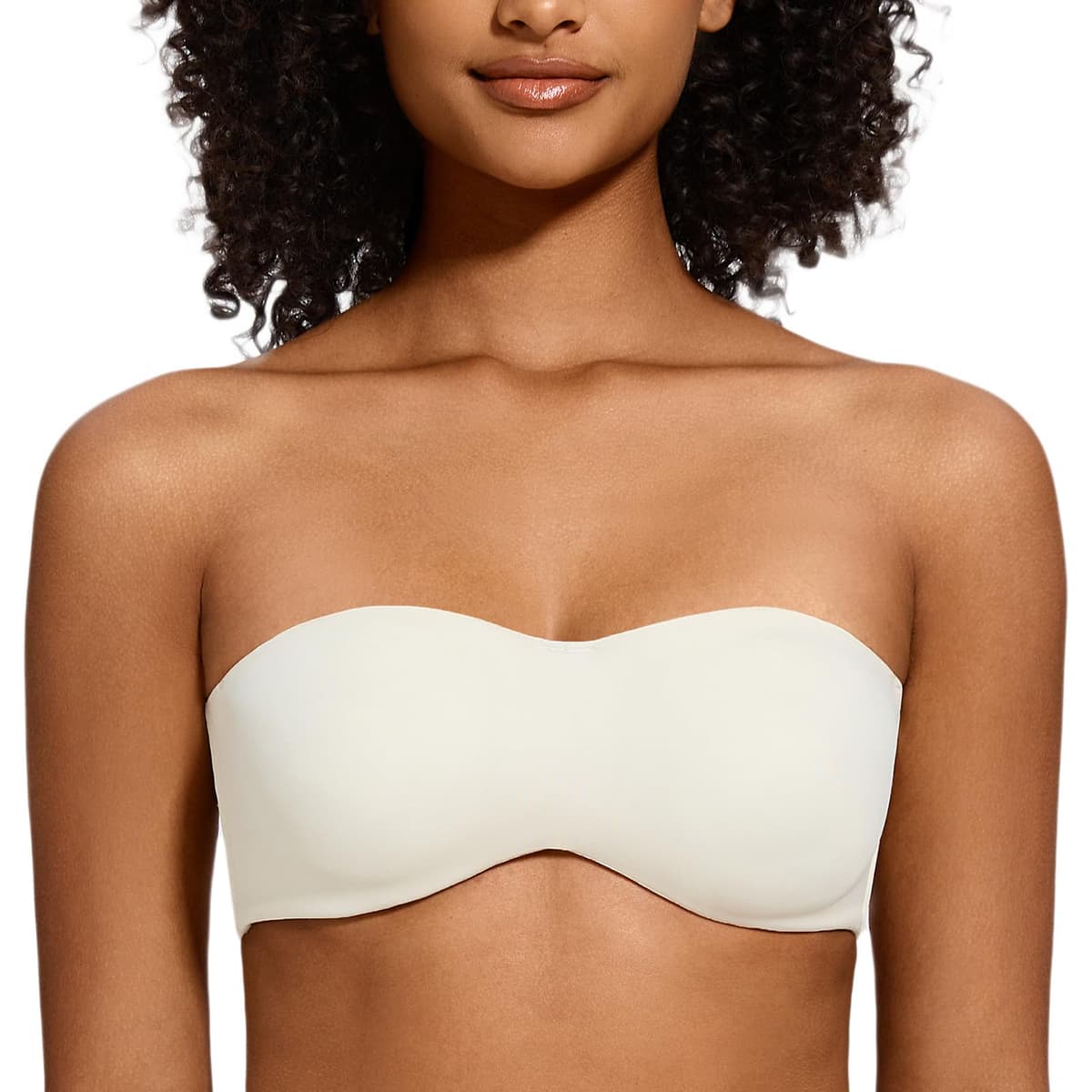 MELENECA Women's Strapless Minimizer Multiway for Large Bust Unlined Seemless Underwire Bandeau Bra — view 29