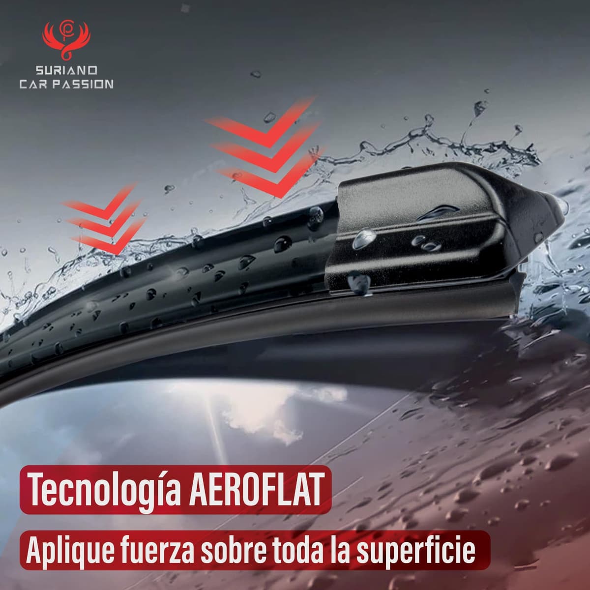 Limpiaparabrisas Coche Compatible con PEUGEOT 206, 206 CC 2000-2007, 206 PLUS desde 2009, 206 SW, 207 y 207 SW desde 06/2005 en adelante Escobillas delanteras 65 40 cm - Set nuevo Aero Flat — view 6
