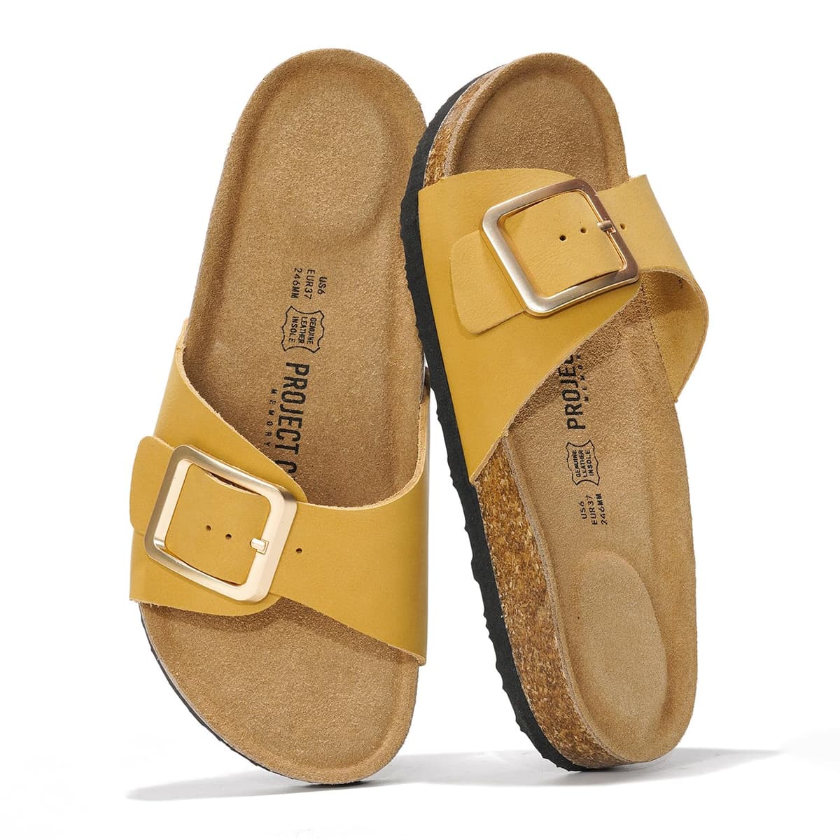 Project Cloud 100% Genuine Leather Sandals Women Dressy Beach Essentials Slides for Women Footwear - Lightweight with Memory Foam Insole Sandals for Women 2026 - Womens Slides — view 63