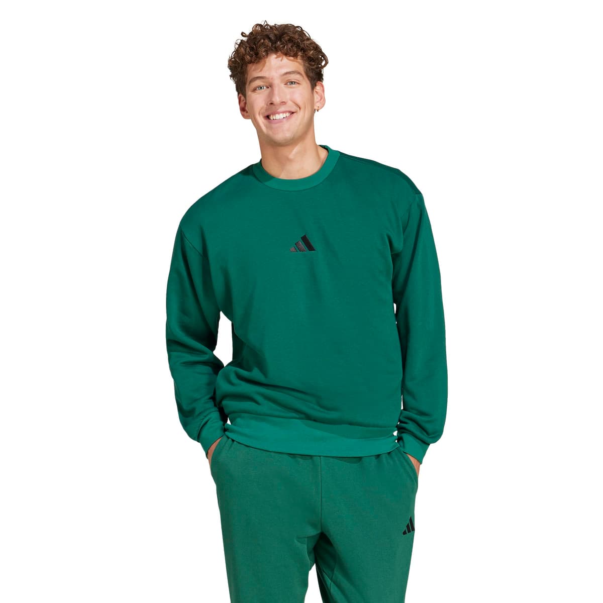 Adidas Hombre Essentials FEELCOZY Fleece Sweatshirt — view 26