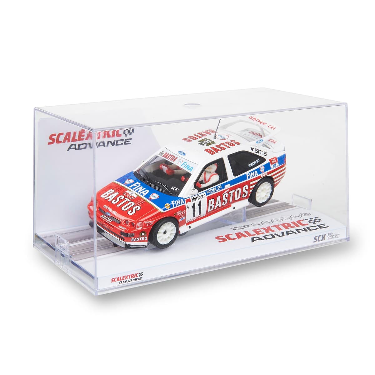 SCALEXTRIC - Vehículo de Carreras Classic - Coche Slot - Escala 1:32 (Skoda Fabia WRC2 - Cohete Suárez Mud Effect) — view 4