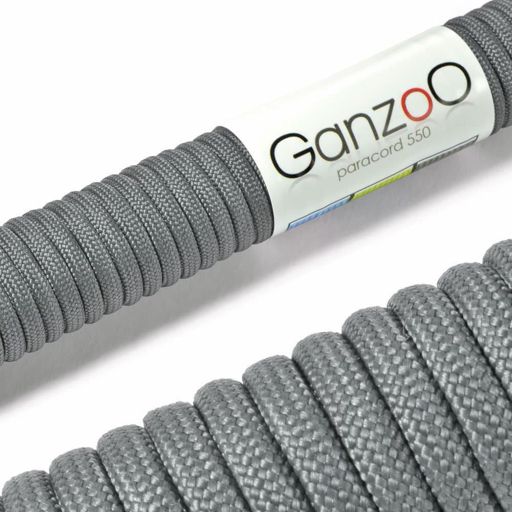Ganzoo Paracord 550, Cuerda de 4 mm, 30 Metros, Poliéster, Tipo 3-7 Hilos Interiores, Correa de Perro Collar Pulsera, Camping Supervivencia y Cuerda Multiusos, Verde Oscuro — view 83