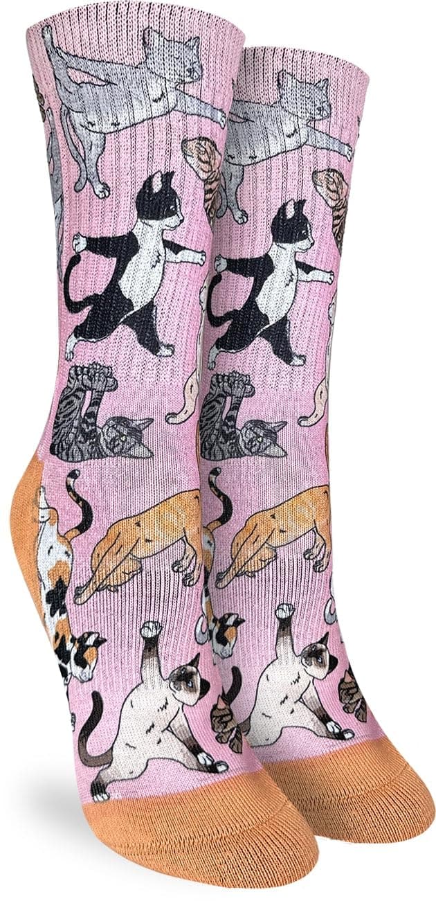 Good Luck Sock Women's Floral Dinosaurs Socks, Shoe Size 5-9 — view 117