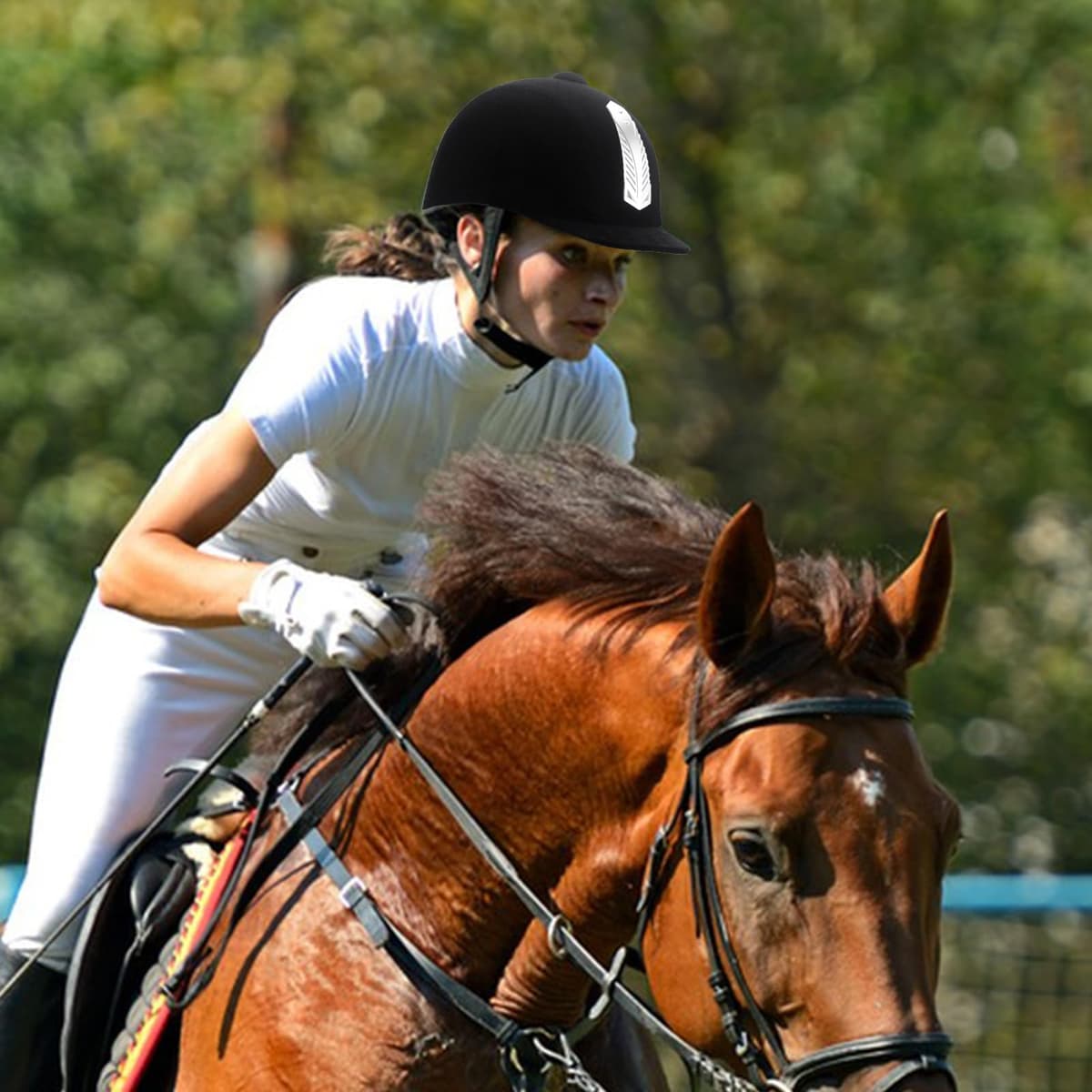 Sombrero para Montar a Caballo,Sombrero de Seguridad Ecuestre,Gorro Ajustable para Montar a Caballo para Hombres y Mujeres - Gorros de Seguridad para Jinetes ecuestres Transpirables para — view 3
