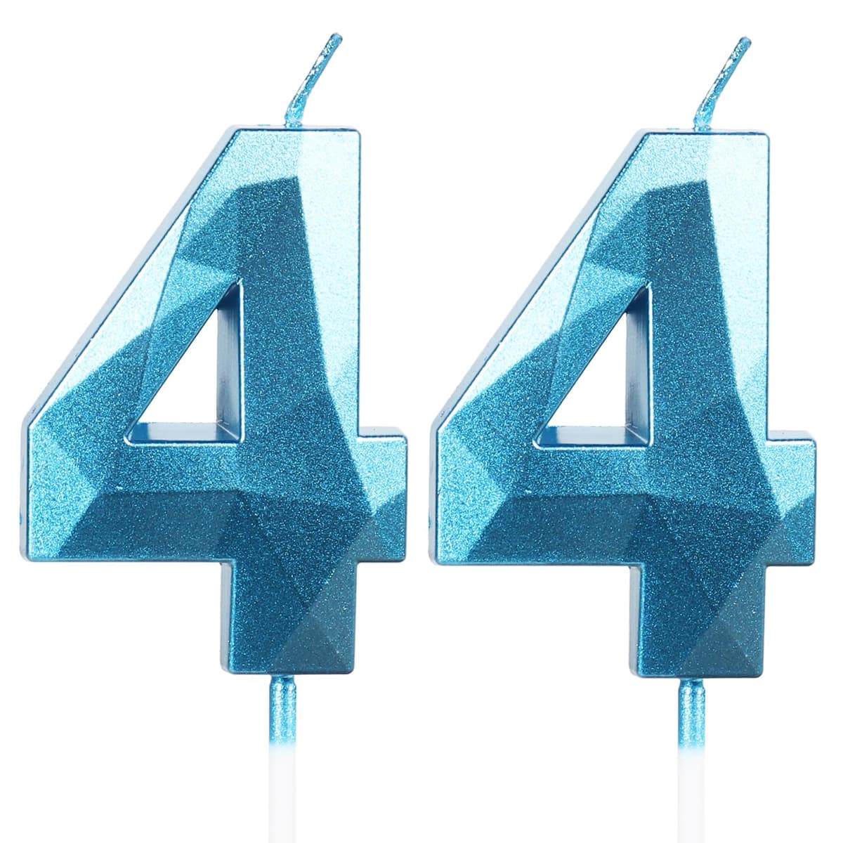 Yiran 50th Birthday Candles, Gold Number 50 Happy Birthday Candles, Cake Topper Decorations for Birthday Party, Wedding Anniversary Celebration Supply — view 202