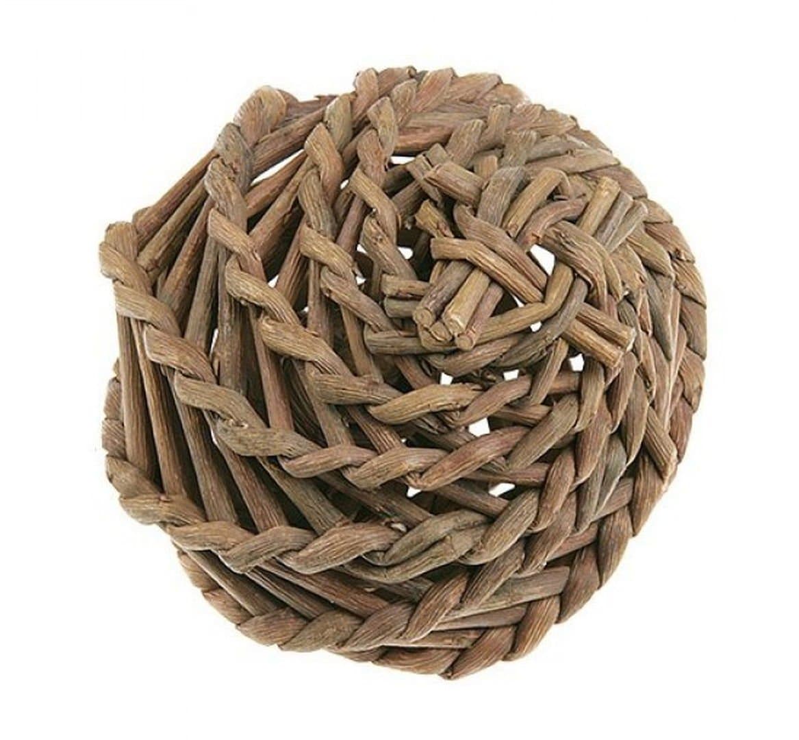 Nature First Large Willow Ball Playing Hiding Toy Teeth Trimmer for Hamsters, Rats & Small Animals - 32cm — view 3