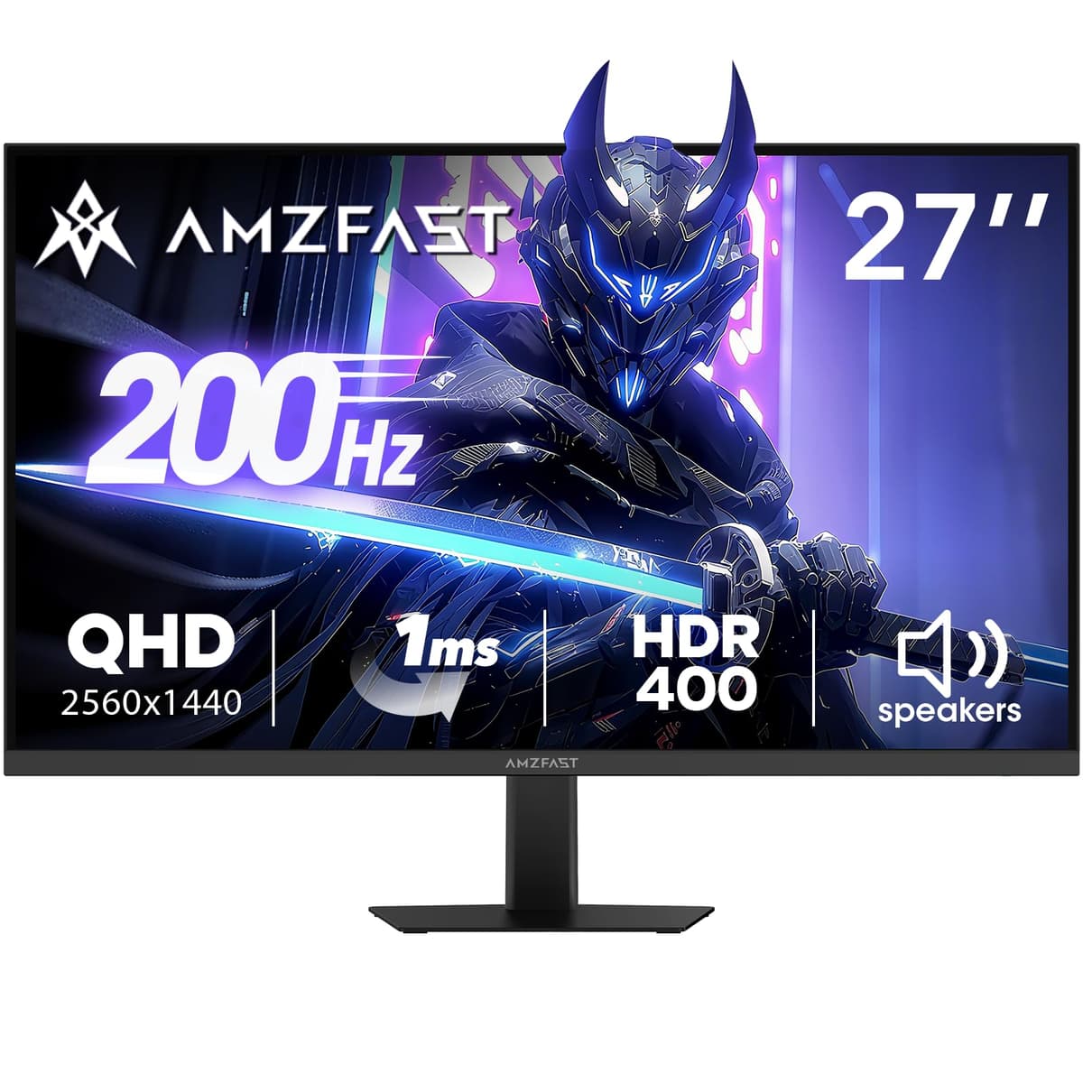 Amzfast 34 Inch Curved Gaming Monitor, 3440x1440p UWQHD, 240Hz, 1ms MPRT, 1500R Curved Screen, Adaptive Sync, HDR, 3000:1 Contrast, 130% sRGB, HDMI2.1&DP1.4, VESA 75x75mm, PIP/PBP, AMZG34C5Q Pro — view 16