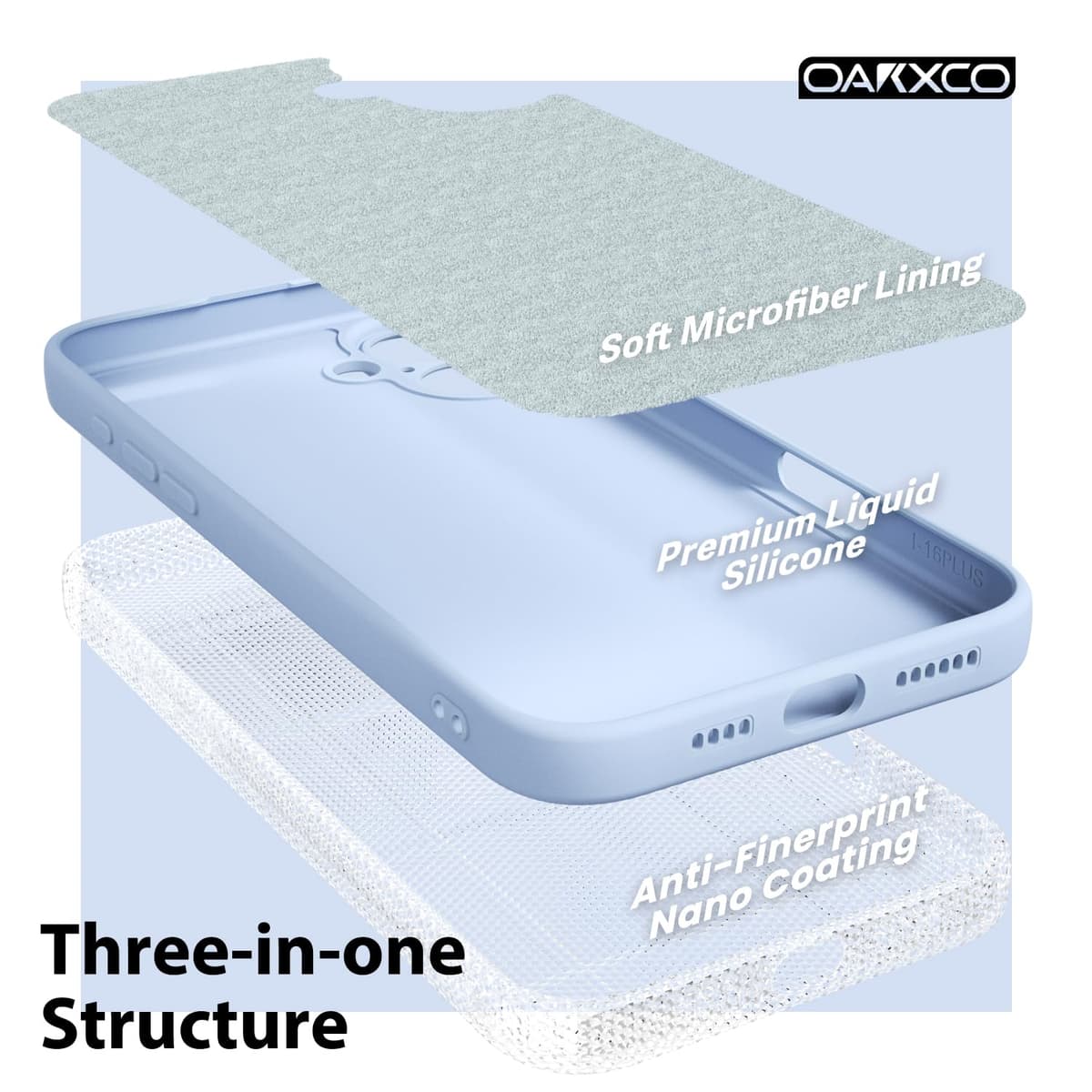 oakxco for iPhone 17 Pro Max Phone Case Liquid Silicone, Cute Thin Slim Grip Soft Rubber Gel for Women Men, Smooth Matte TPU Plain Solid Color Girly Simple Case with Camera Cover, Light Pink — view 284