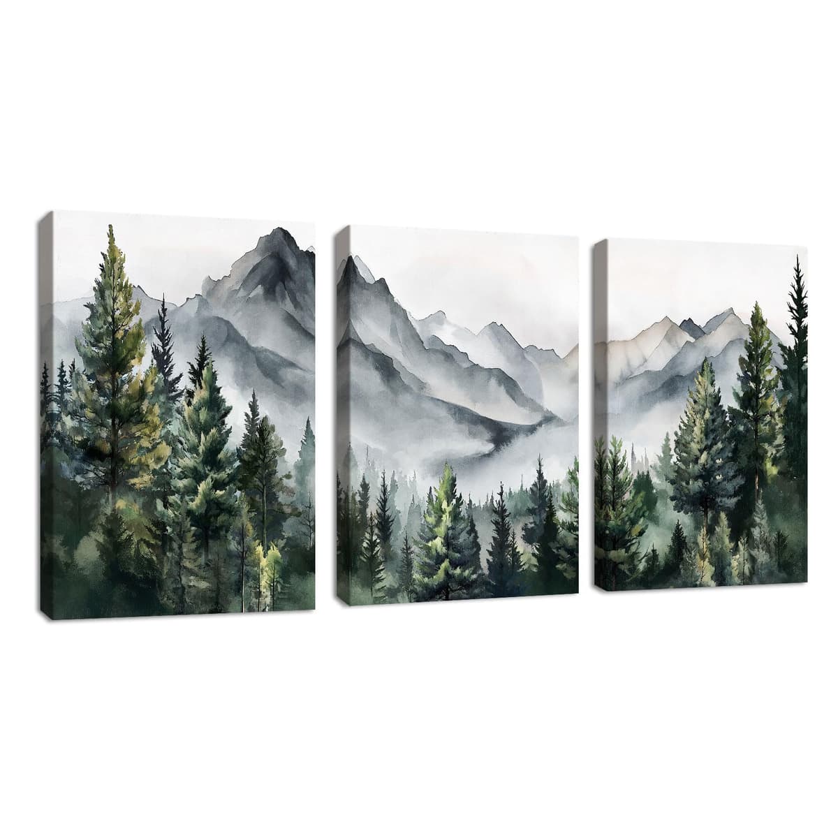 3Pcs Blue Grey Zen Canvas Wall Art, White Lotus Flowers Butterfly Meditation Spiritual Wall Paintings White Lotus Blooming on Stones in Lake Wall Pictures Room Decor for Yoga Spa Room Decor 30x40cmx3 — view 17