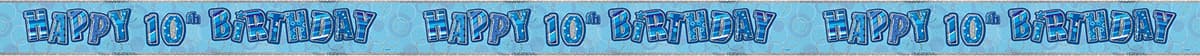 Unique Party 92068 - 9ft Foil Glitz Pink Happy 80th Birthday Banner — view 173