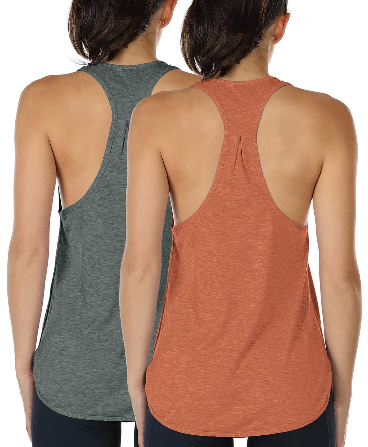 icyzone Workout Tank Tops for Women - Athletic Yoga Tops, Racerback Running Tank Top — view 17