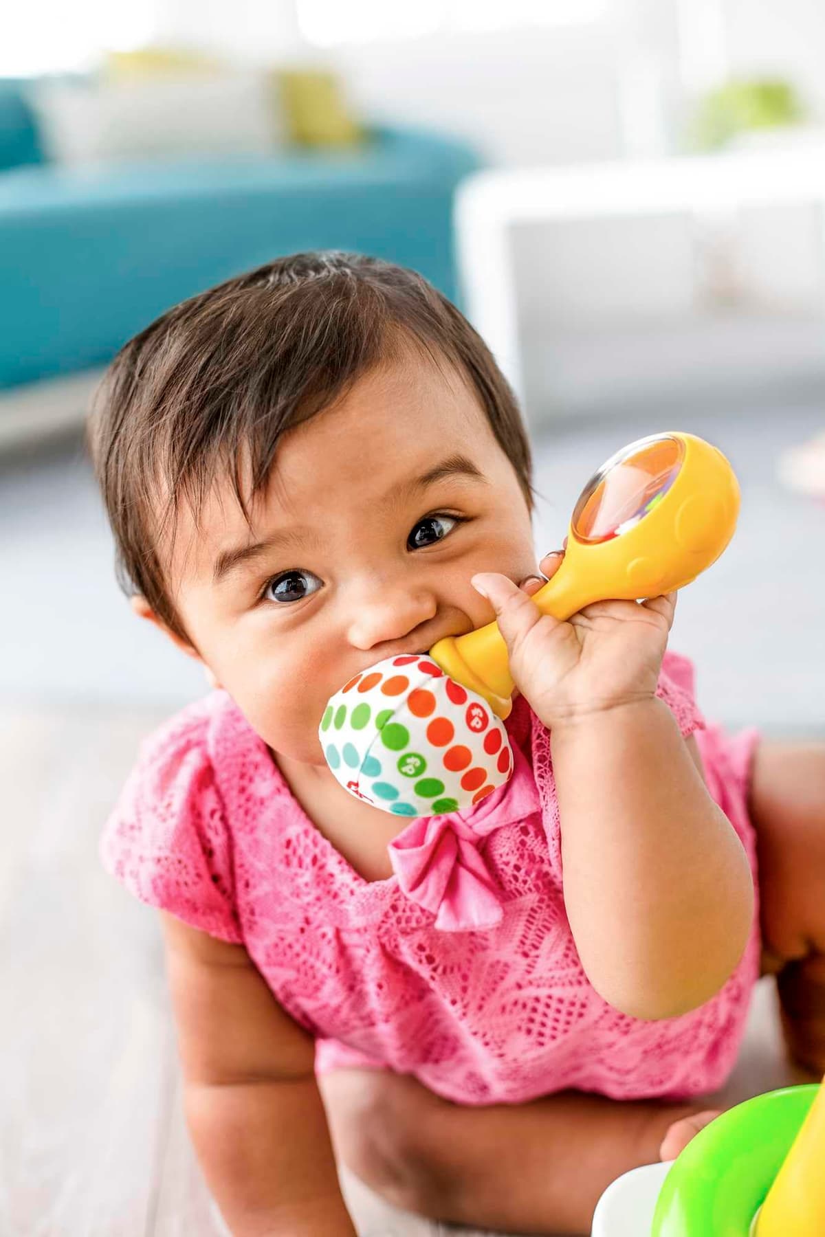Fisher-Price Maracas musicales, juguete y sonajero para bebé +3 meses (Mattel BLT33) — view 3