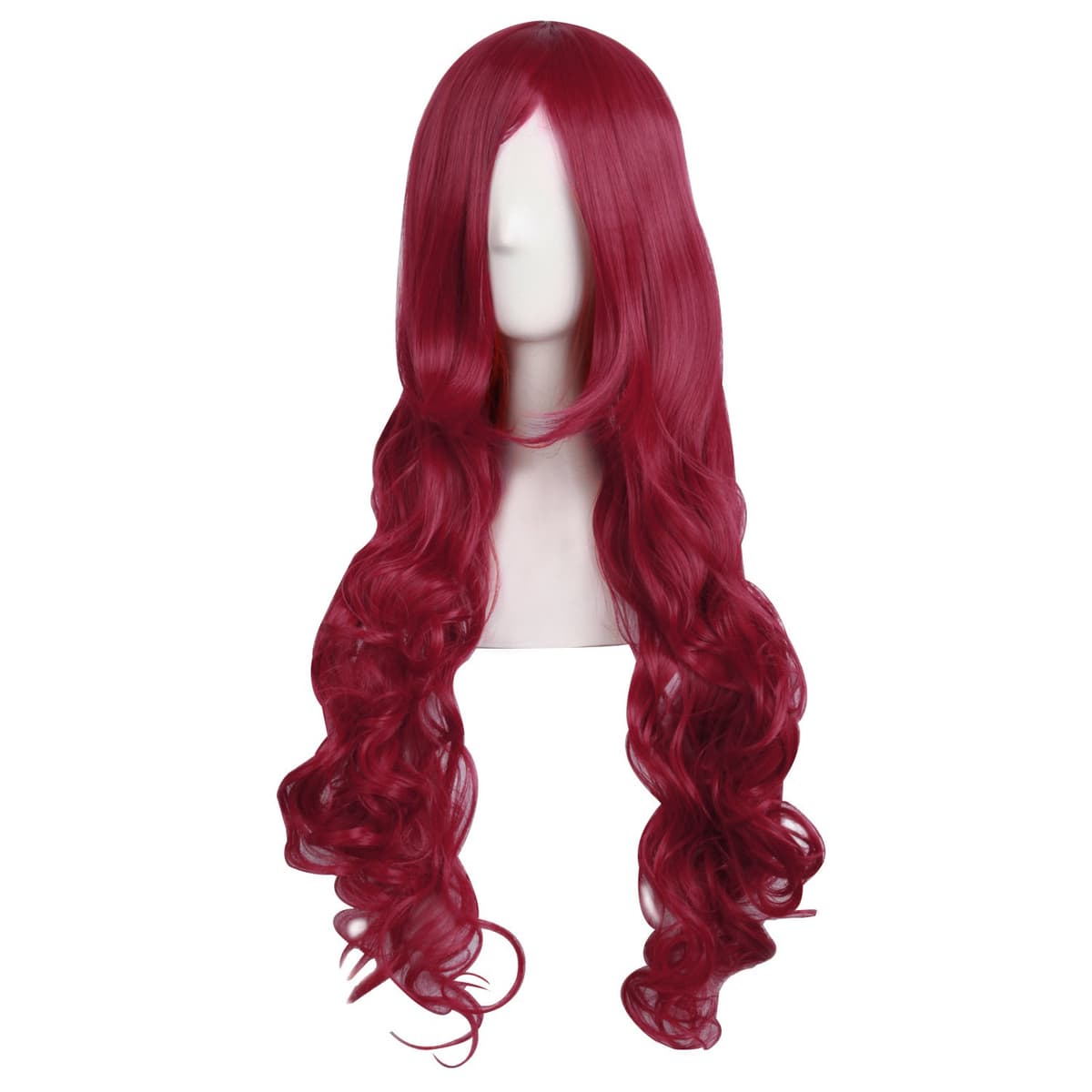 Mapofbeauty 32 Pulgadas/80cm de Luz Rubia Pelo Largo Rizado Ondulado Peluca Cosplay Peluca — view 69