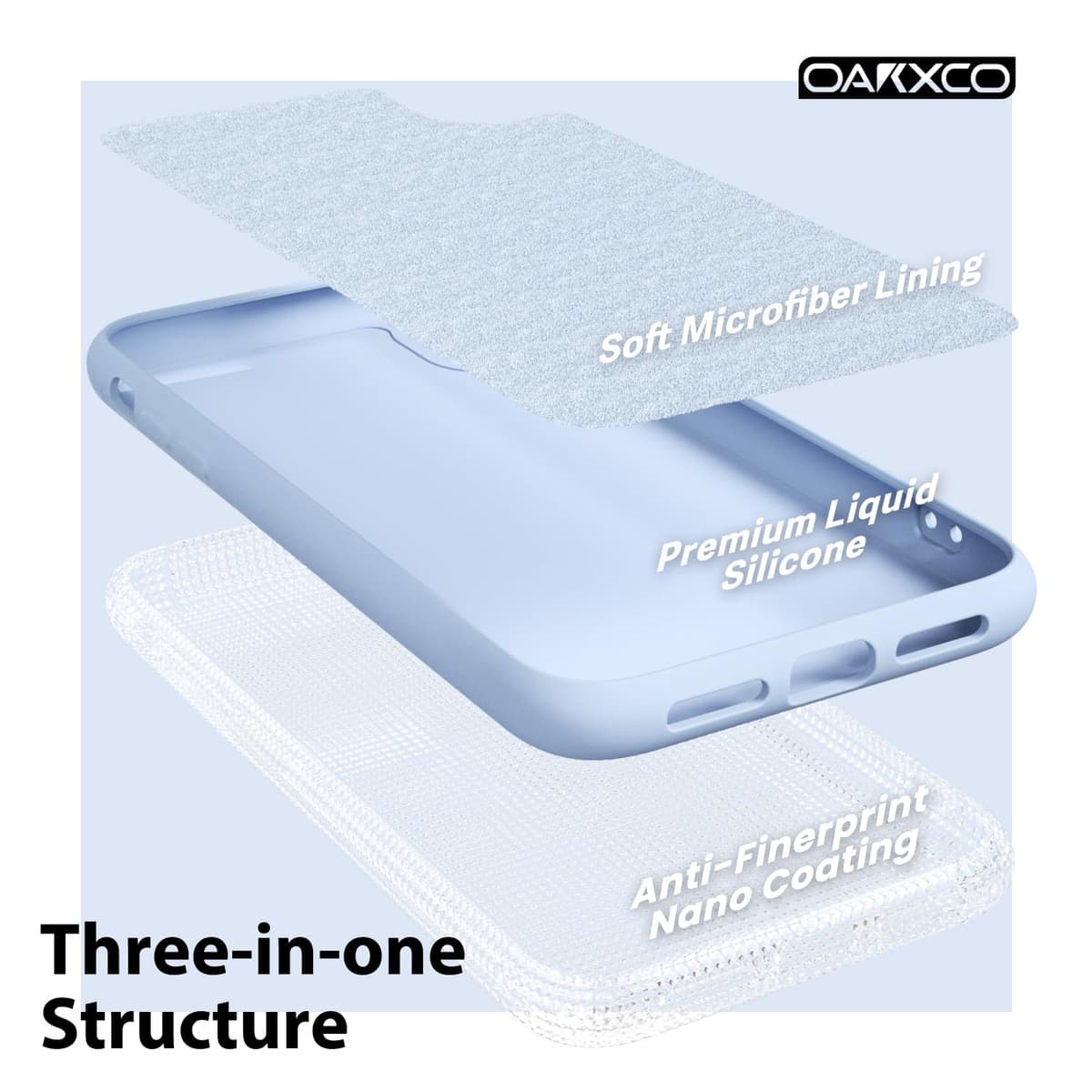 oakxco for iPhone 17 Pro Max Phone Case Liquid Silicone, Cute Thin Slim Grip Soft Rubber Gel for Women Men, Smooth Matte TPU Plain Solid Color Girly Simple Case with Camera Cover, Light Pink — view 634