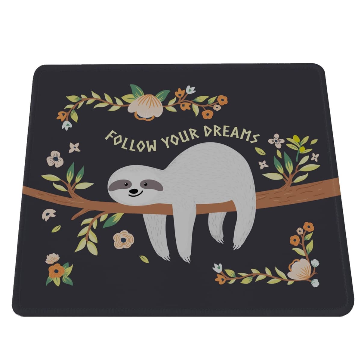 Silent Monsters Mouse Mat XX Large 35 x 16 inches / 90 x 40 cm, Sloth Follow Your Dreams, system Stitched Edges, Office/Gaming Mousemat, Mousepad non-slip & quiet, Desk Mat XXL — view 44