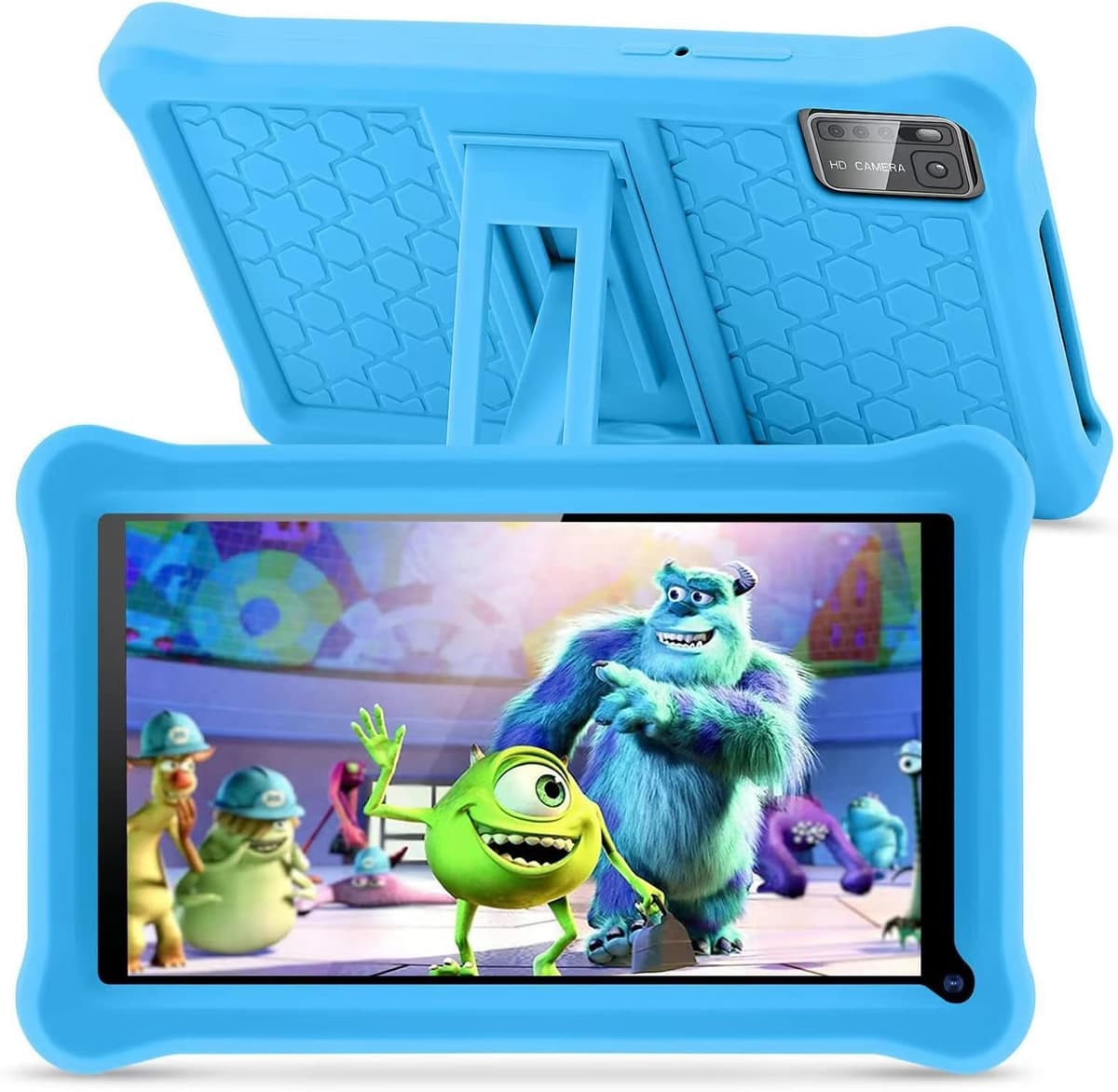 Tablet para Niños 7 Pulgadas, Tablet Android 13 con 8GB RAM 64GB ROM (mpliable 256 GB), Control Parental, Pantalla IPS HD, GMS Certified, WiFi, Tableta Niños Educativo con Funda de EVA (Azul)