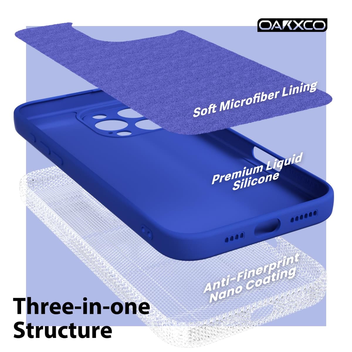 oakxco for iPhone 17 Pro Max Phone Case Liquid Silicone, Cute Thin Slim Grip Soft Rubber Gel for Women Men, Smooth Matte TPU Plain Solid Color Girly Simple Case with Camera Cover, Light Pink — view 493