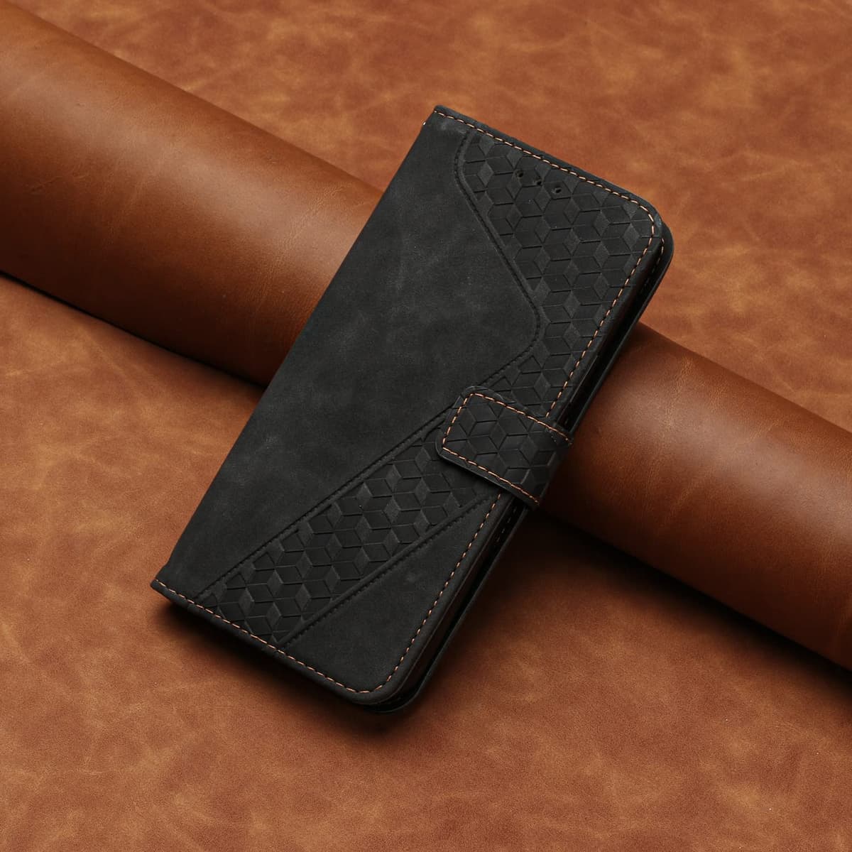 Funda para Xiaomi Mi Note 10/Mi Note 10 Pro/Xiaomi Mi CC9 Pro, PU Cuero Flip Carcasa Fundas Móvil de Tapa Libro Caso Piel PU Billetera Tarjetero Case Telefono Cubrir Móvil Phone Cover (Negro) — view 7