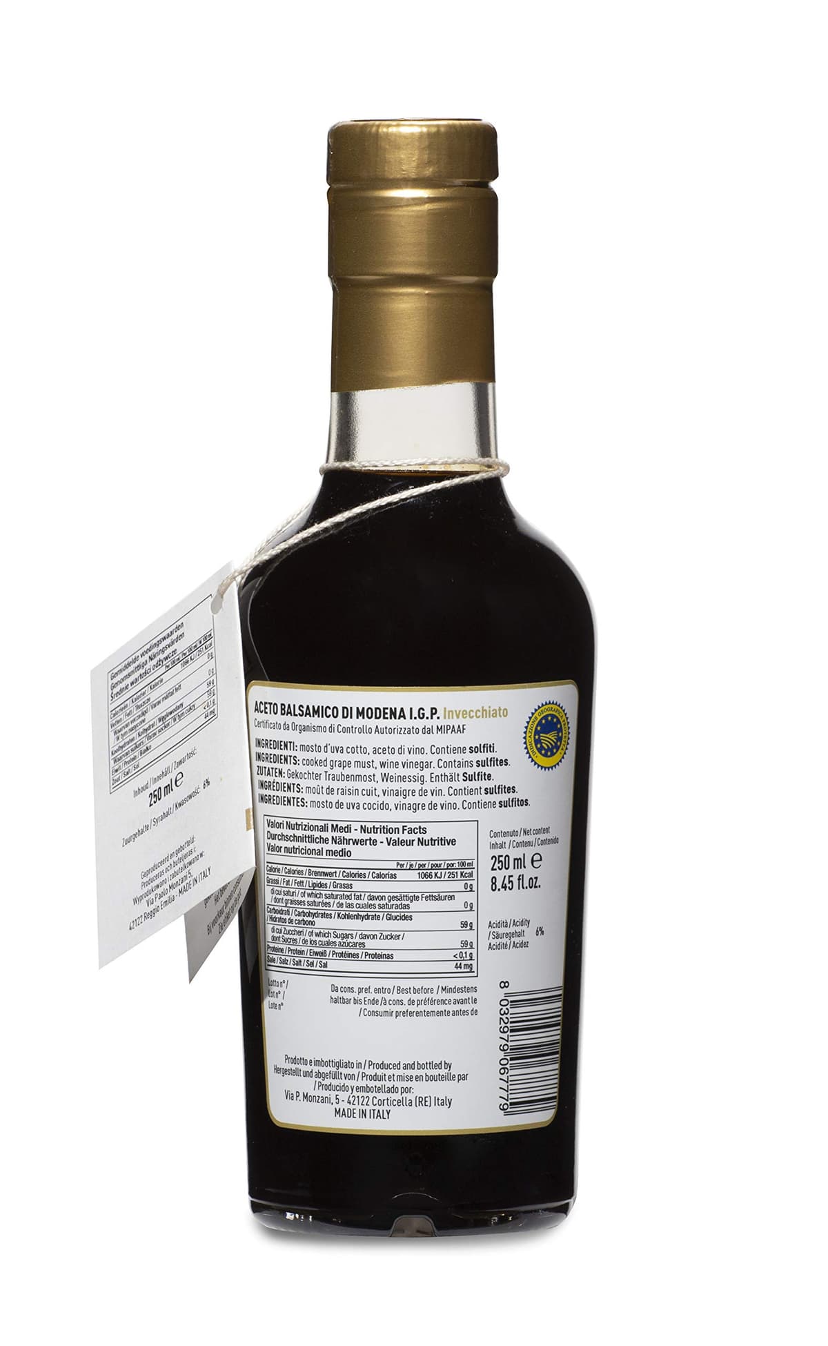 Acetaia Italia, Aged Balsamic Vinegar of Modena, 250 ml — view 2