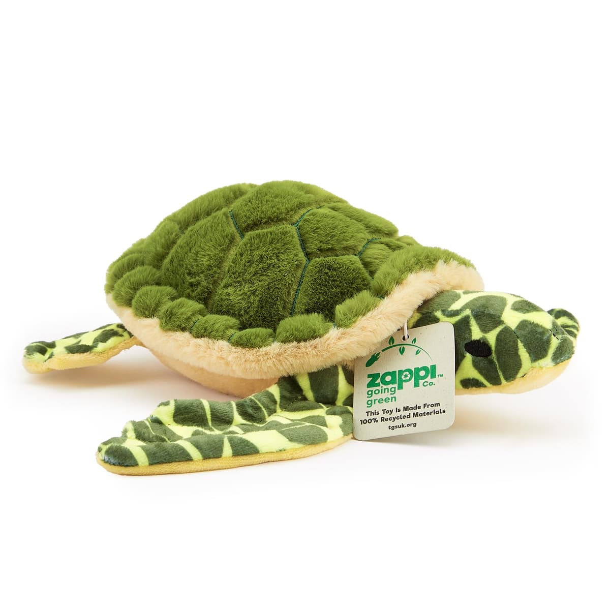 Zappi Co Ultra Soft Green Dragon Plush Toy (21cm Height) - 100% Recycled, Eco-Friendly, Newborn Gift, Realistic Lifelike — view 27