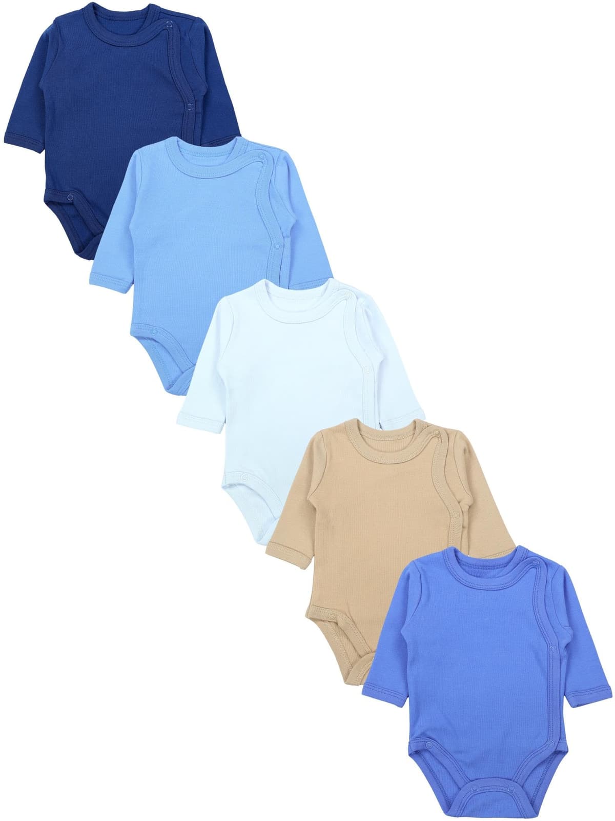 TupTam Body Bebé – Pack de 5 Bodies Bebé Recién Nacido, Body Bebé Niño con Cierre Frontal, 100% Algodón — view 15