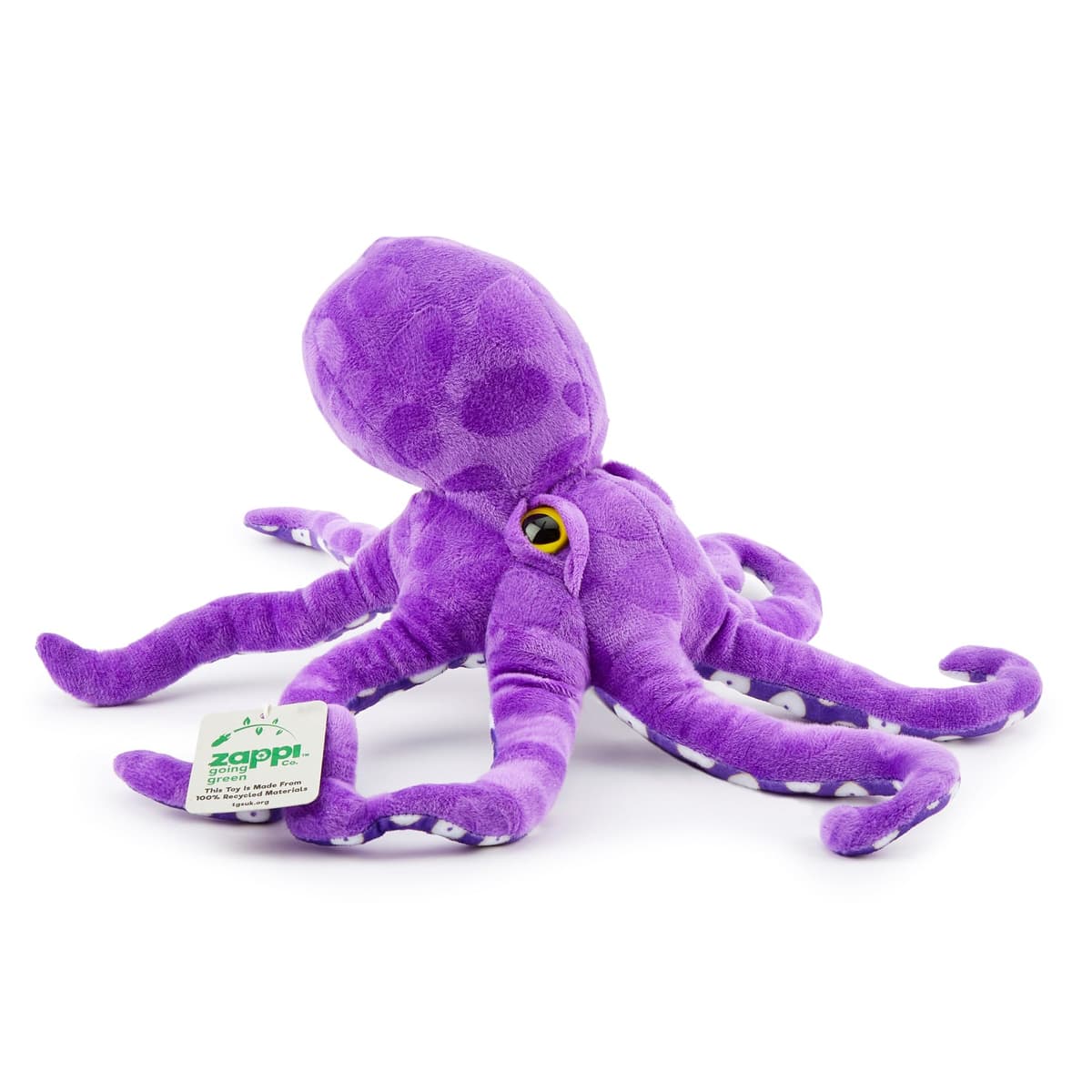 Zappi Co Ultra Soft Green Dragon Plush Toy (21cm Height) - 100% Recycled, Eco-Friendly, Newborn Gift, Realistic Lifelike — view 34