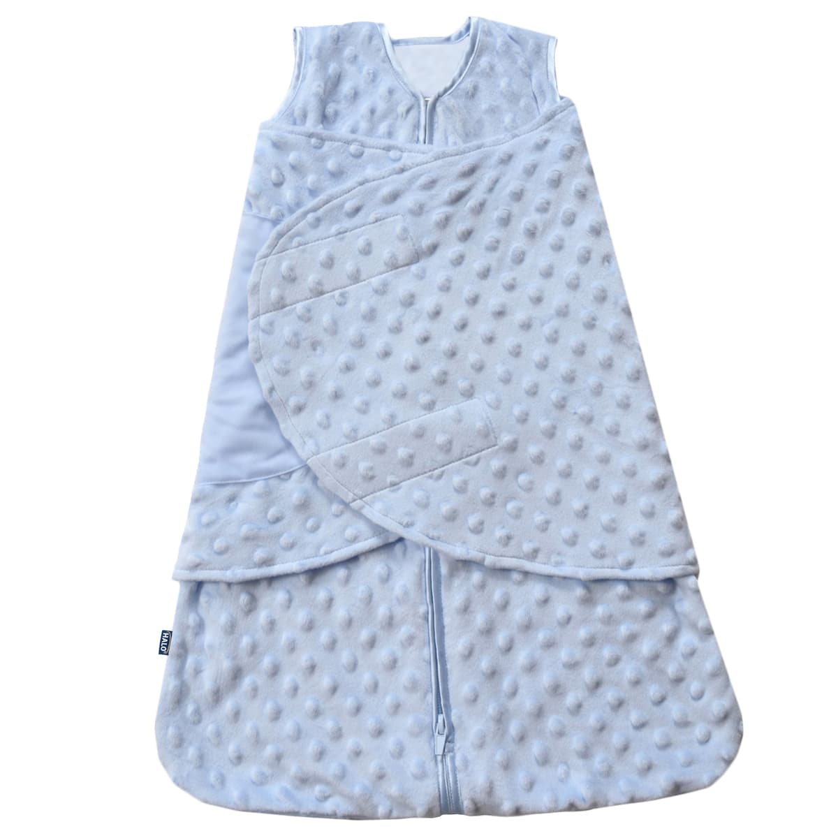 HALO Micro-Fleece Sleepsack Swaddle, 3-Way Adjustable Wearable Blanket, TOG 3.0, Confetti, Newborn, 0-3 Months — view 22