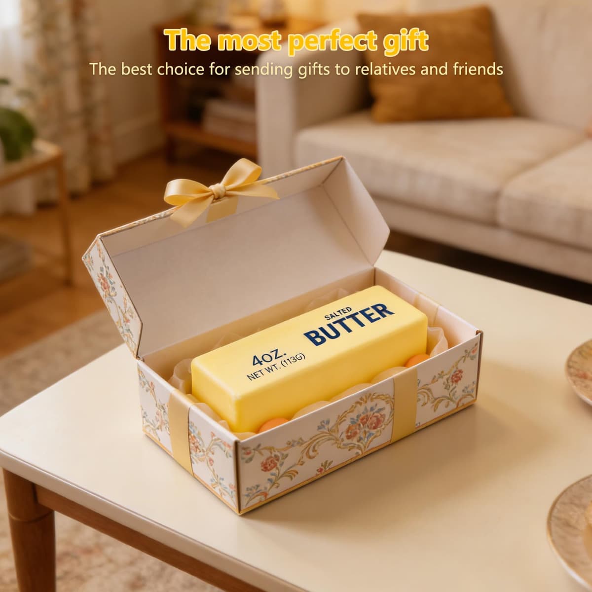 Squishy Butter Stress Relief Toy - Soft & Squeezeable Butter Sensory Fun — view 6