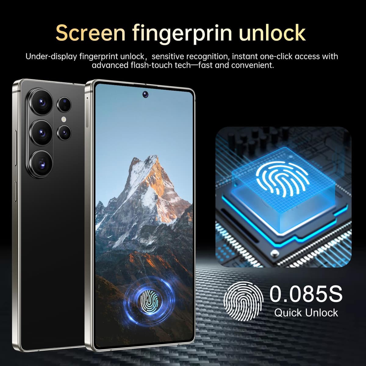 SZV 26_01 Smartphone Cell Phone 26_01 (Black B) — view 4