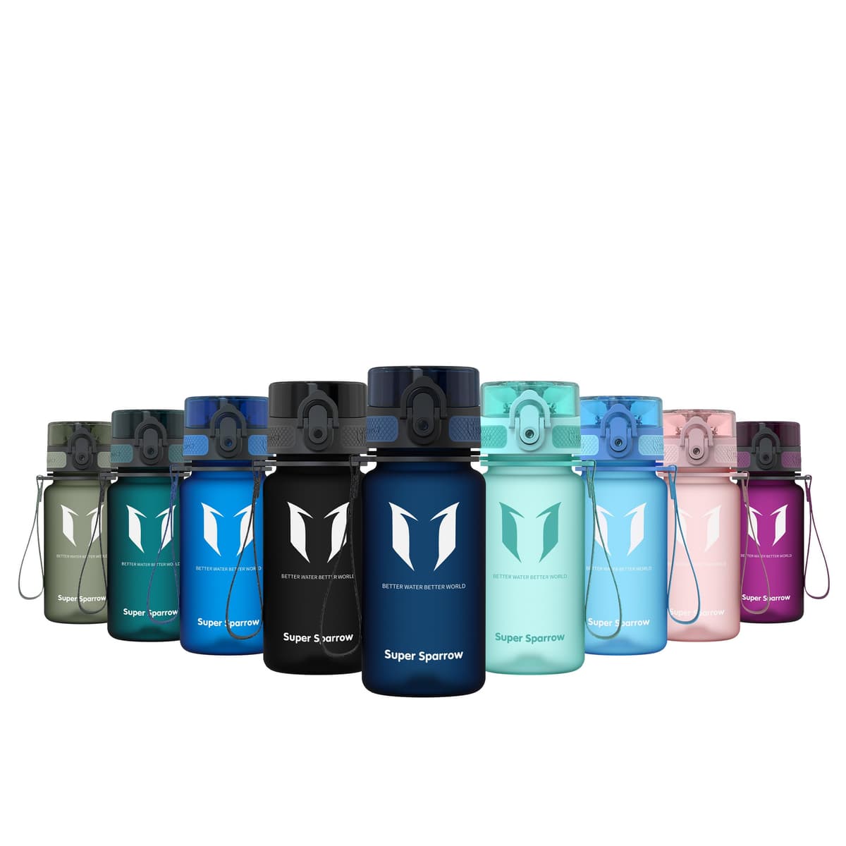 Super Sparrow Botella de Agua Deportiva -350ml & 500ml & 750ml & 1000ml - Sin BPA — view 67
