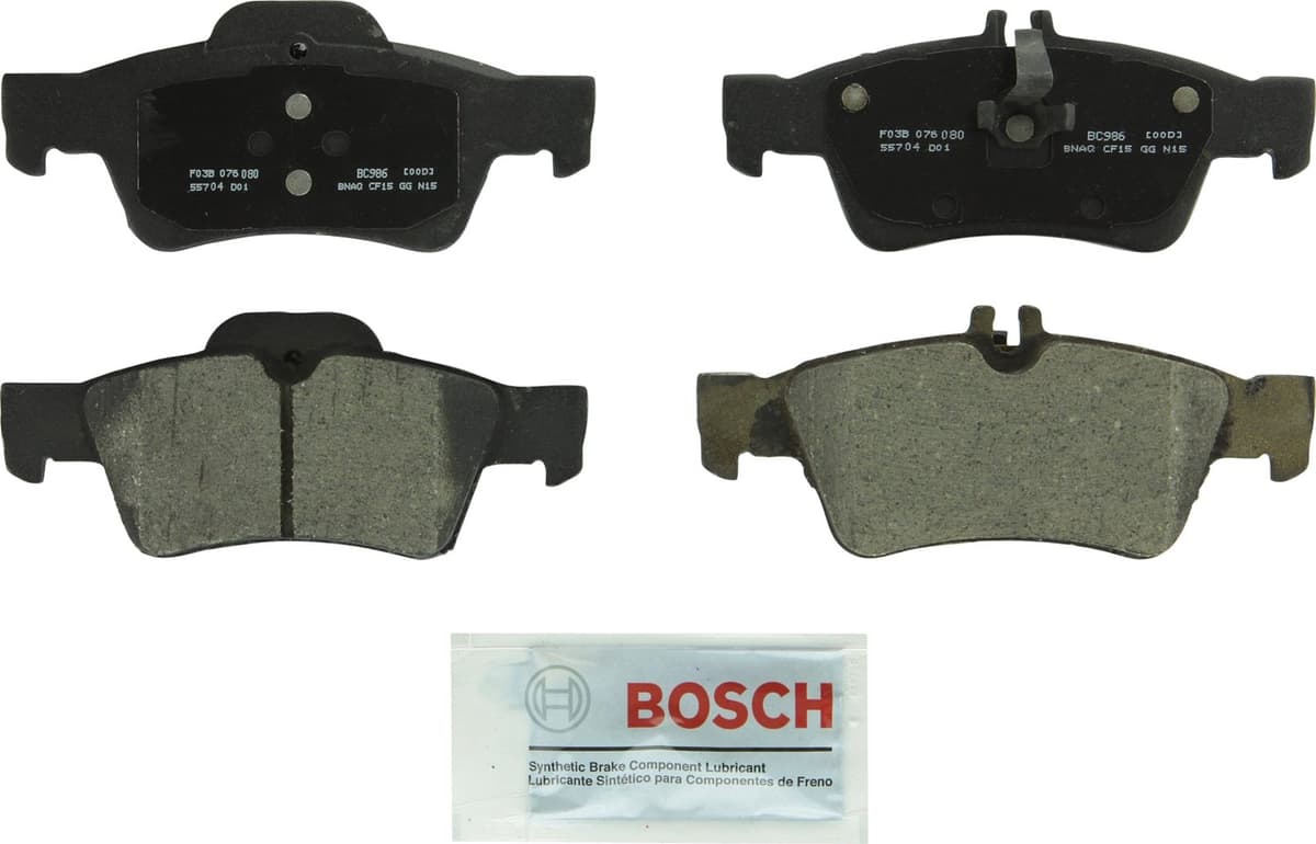 Bosch BC914 QuietCast Premium Ceramic Disc Brake Pad Set For: Acura ILX; Honda Accord, Civic, CR-V, Element, Fit, Front — view 152