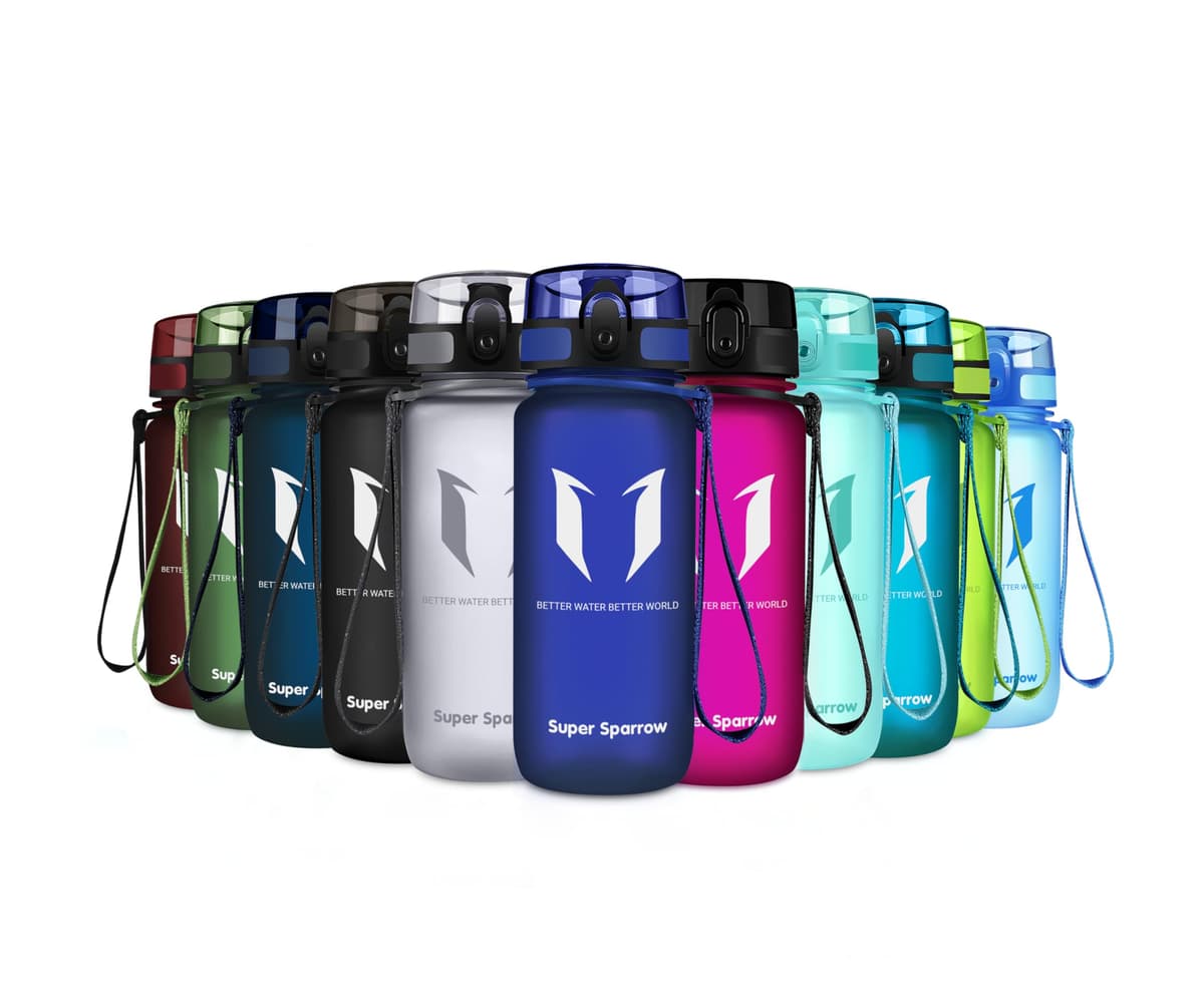 Super Sparrow Botella de Agua Deportiva -350ml & 500ml & 750ml & 1000ml - Sin BPA — view 70