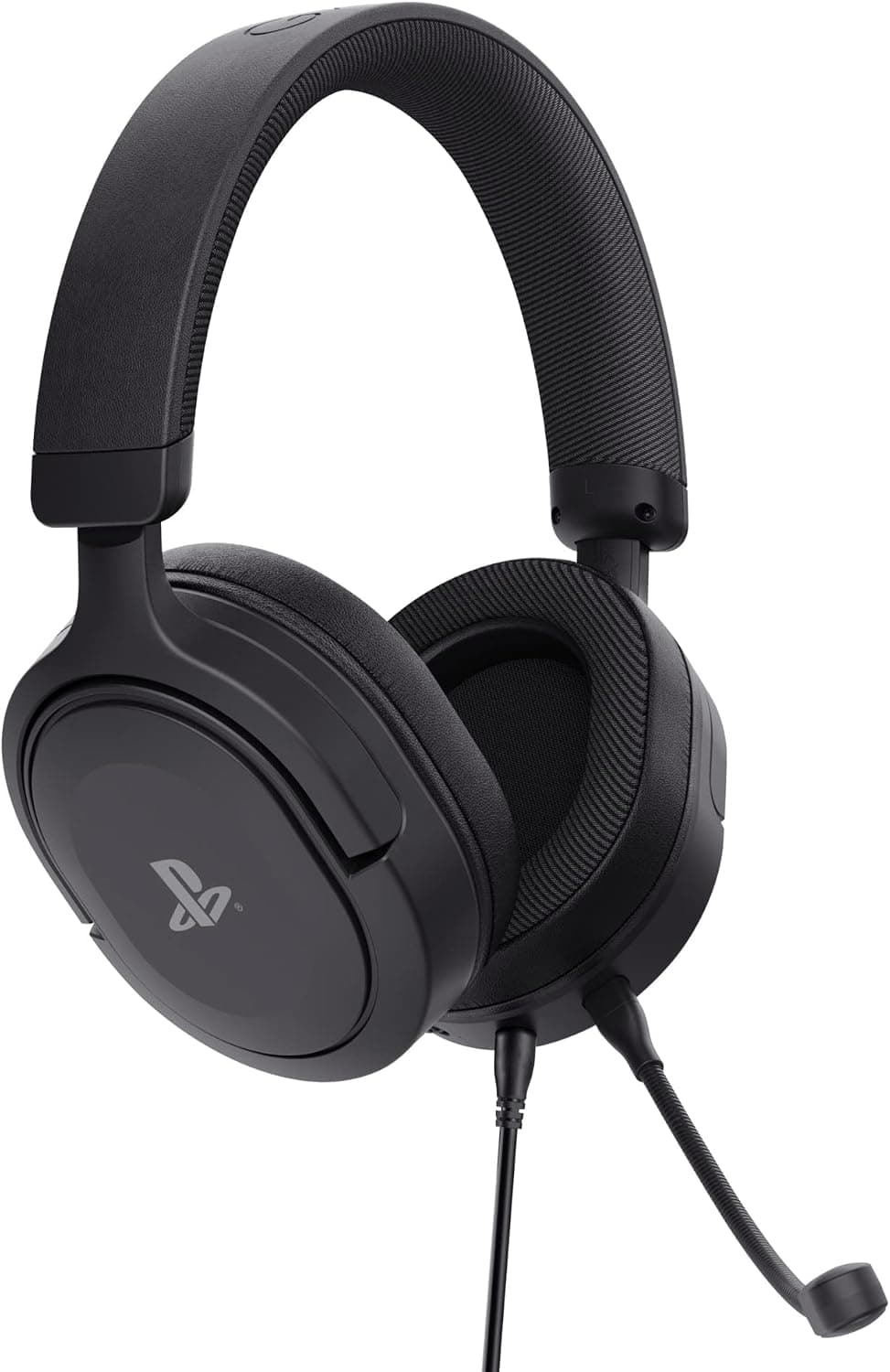 Trust Gaming GXT 498 Forta [Officially Licensed for PlayStation 5] Sustainable Gaming Headset for PS5 / PS4, 1.2m Cable, 50mm Drivers, Detachable Microphone, Wired Over-Ear Headphones - Black — view 9