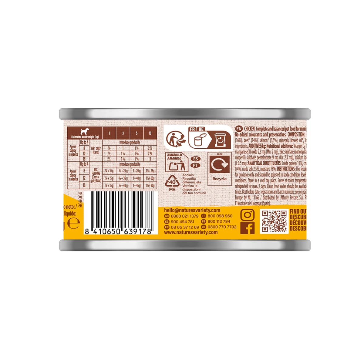 Nature's Variety - Paté para Perros Cachorros Mini con Pollo 12 x 200g — view 3