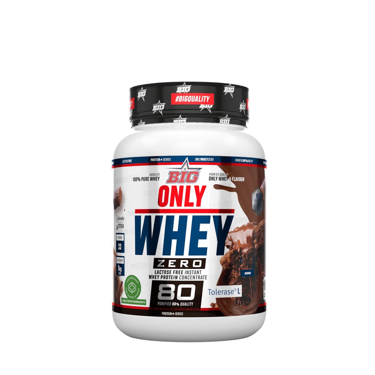 BIG - Proteinas Whey - Proteina en Polvo para Desarrollo de Masa Muscular y Recuperación - Materia Prima Premium - Whey Protein Sin Lactosa, Sin Azúcar, Sin Grumos (1Kg, Cacaolat) — view 51