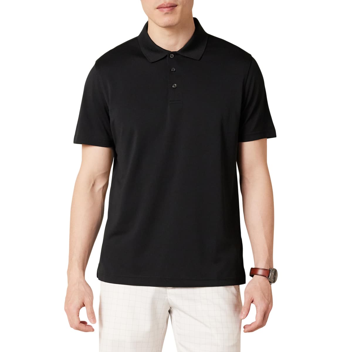 Amazon Essentials Polo de Golf de Secado Rápido de Ajuste Entallado - Colores interrumpidos Hombre