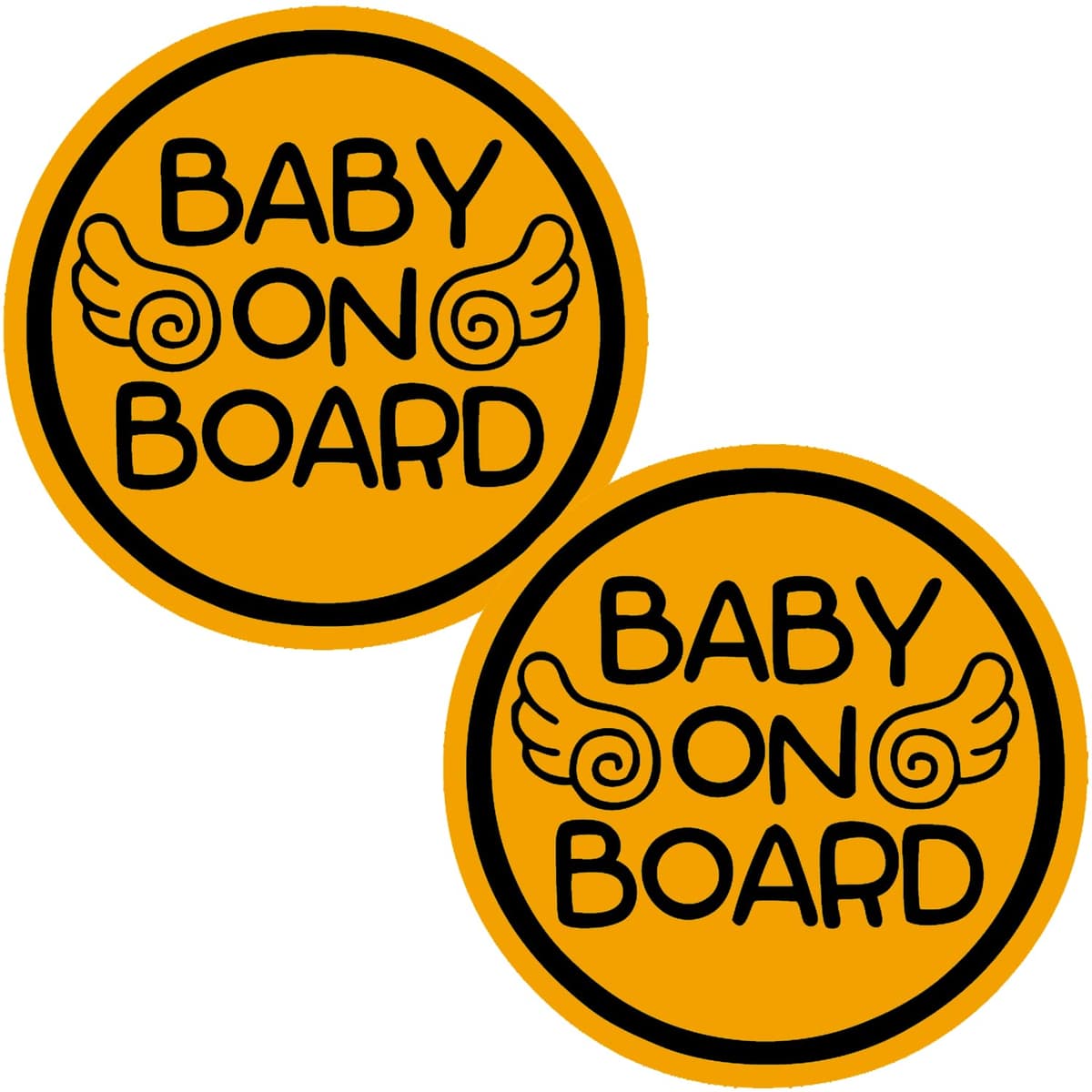 TOTOMO # ALI-020 Etiqueta adhesiva de bebé a bordo Signo de aviso de seguridad para autoventa - Seeling Baby Boy — view 23