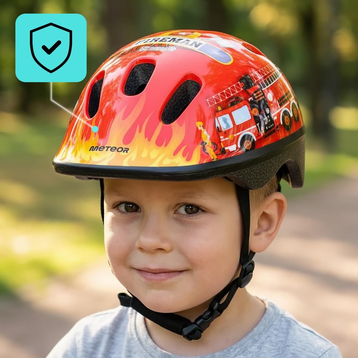 Casco Bicicleta para Niñas y Niños - Helmet Infantil de Bici para Ciclismo MTB Road Race Montaña BMX Carretera y Actividad Ciclista - Rolerskate Patines — view 3