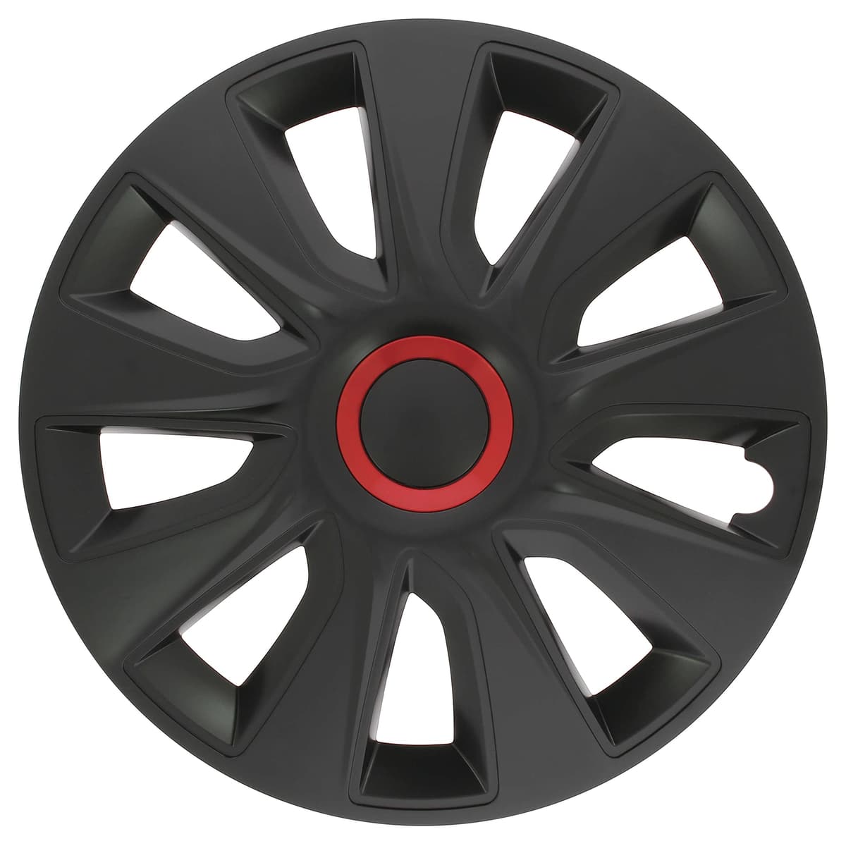 Juego de 4 Tapacubos de 14 Pulgadas Diseño Illinois RC Black, Acabado Negro y ABS Resistente a Fuertes Impactos, Duradero y Fiable con Anillo de sujeción Ajustable — view 19