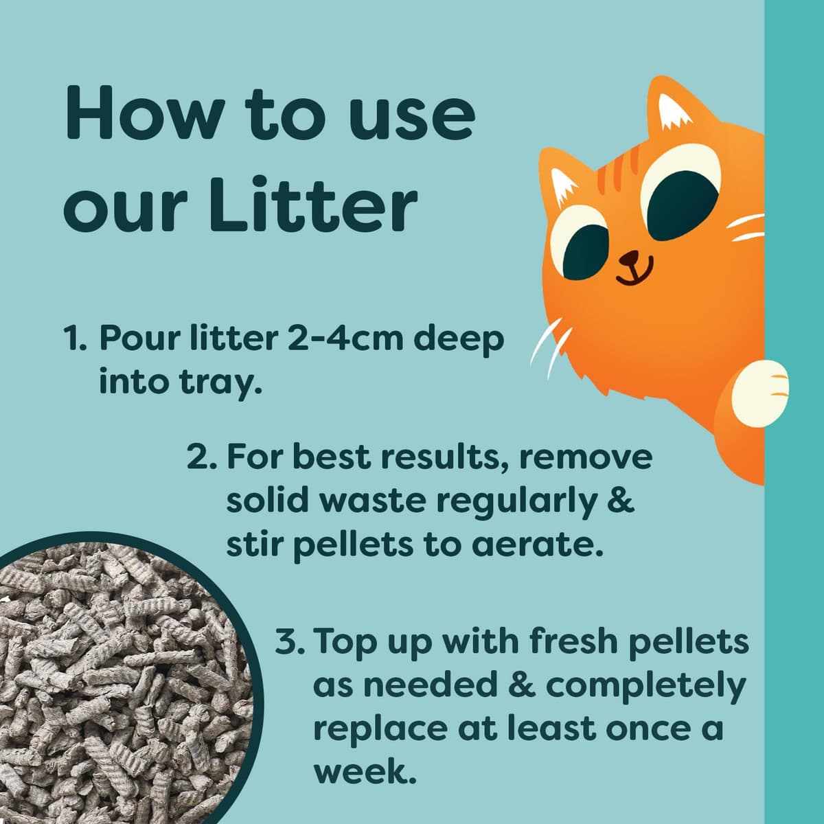 Breeder Celect All-Natural Cat Litter (30L) – 99% Recycled Paper, Highly Absorbent Kitten Cat Litter/Bedding, Excellent Odour Control, Non-Clumping, Biodegradable & Compostable — view 6