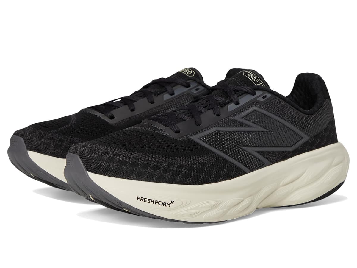 New Balance Fresh Foam X 1080 V14 - Tenis de Correr para Hombre, Clementina/Angora/Cemento Negro — view 12