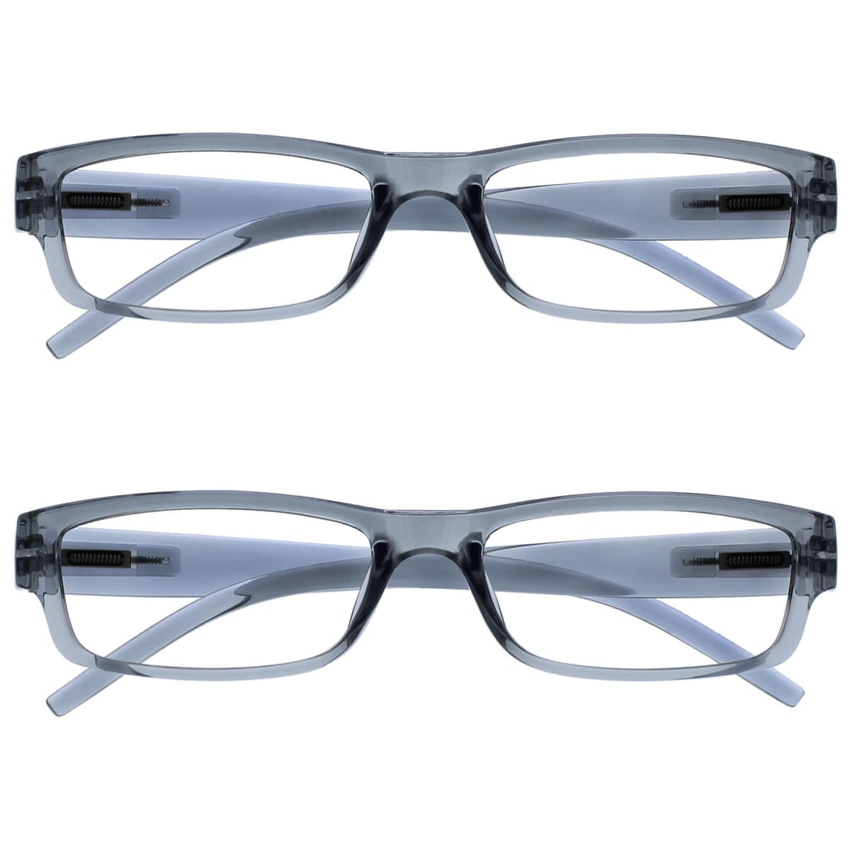 OPULIZE Ace Gafas De Lectura Negro Ligero Cómodo Lectores Valor Pack 2 Hombres Mujeres RR32-1 +1,50 — view 8