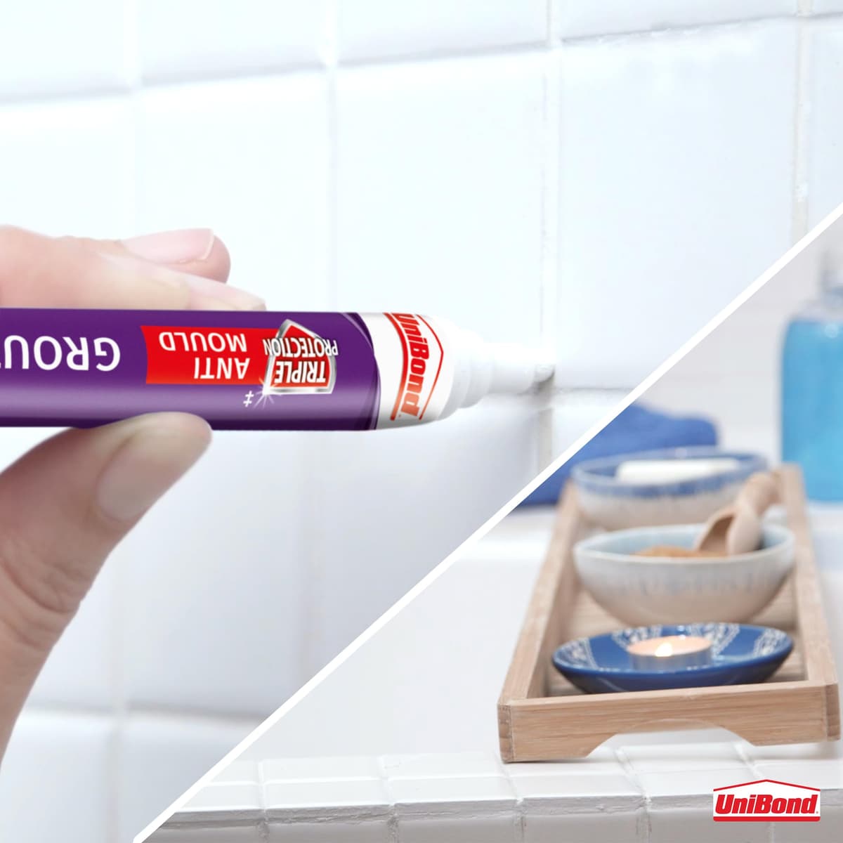 Unibond Grout Reviver Pen, White Grout Pen for Bathroom Grout Joints, Easy to Use Tile Grout Pen, Whitener for Restoring Discoloured & Faded Joints, 1x7ml — view 5