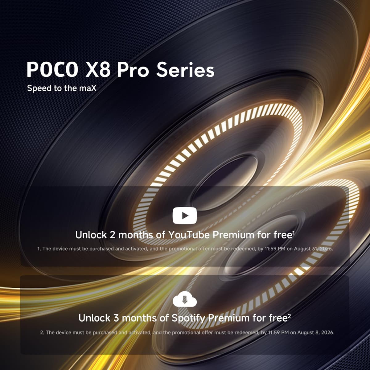 POCO X8 Pro Max, Smartphone 12+512 GB, Flagship Dimensity 9500s, 8500mAh (typ) battery, ultra-bright AMOLED display, 50MP Light Fusion 600 with OIS, Black, 1 year extra warranty, Charger Not Included — view 2