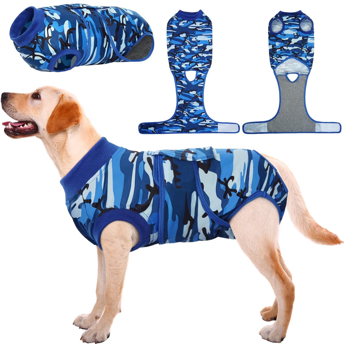 Kuoser Dog Recovery Suit Female, Dog Onesie for Surgery, Female Spay and Male Neuter Onesie for Post-Op Care, Prevent Licking Puppy Onesies — view 37
