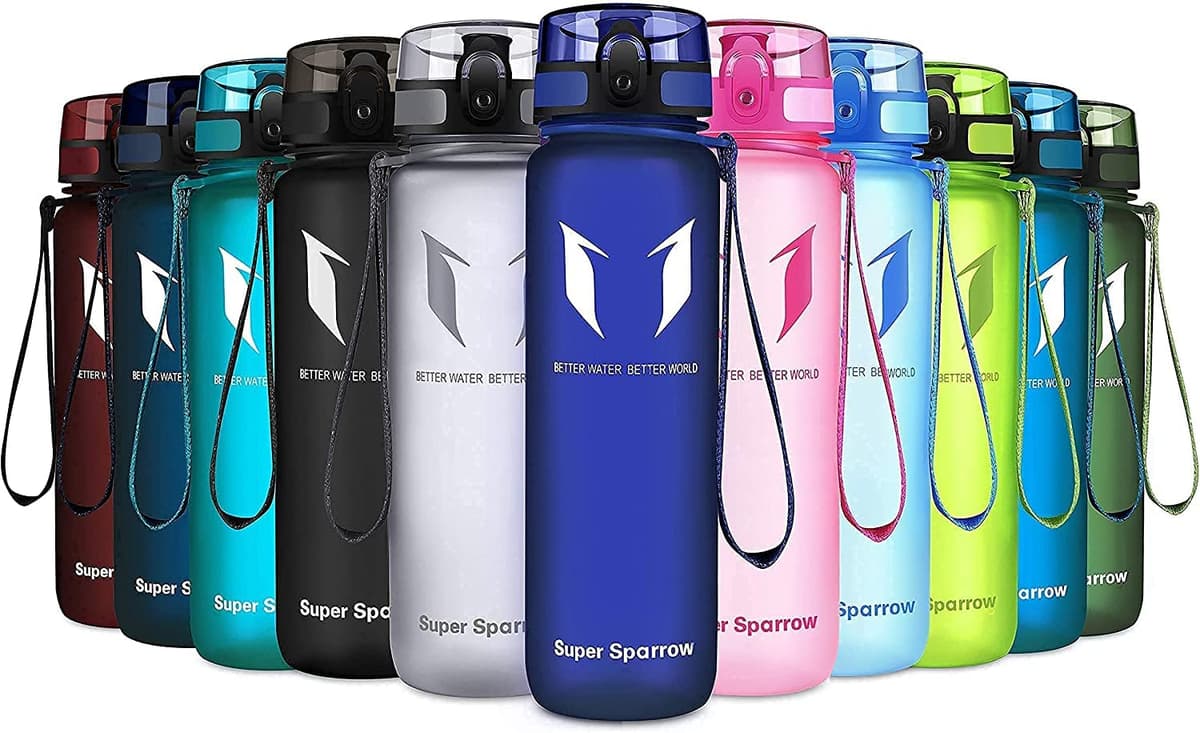 Super Sparrow Botella de Agua Deportiva -350ml & 500ml & 750ml & 1000ml - Sin BPA — view 25