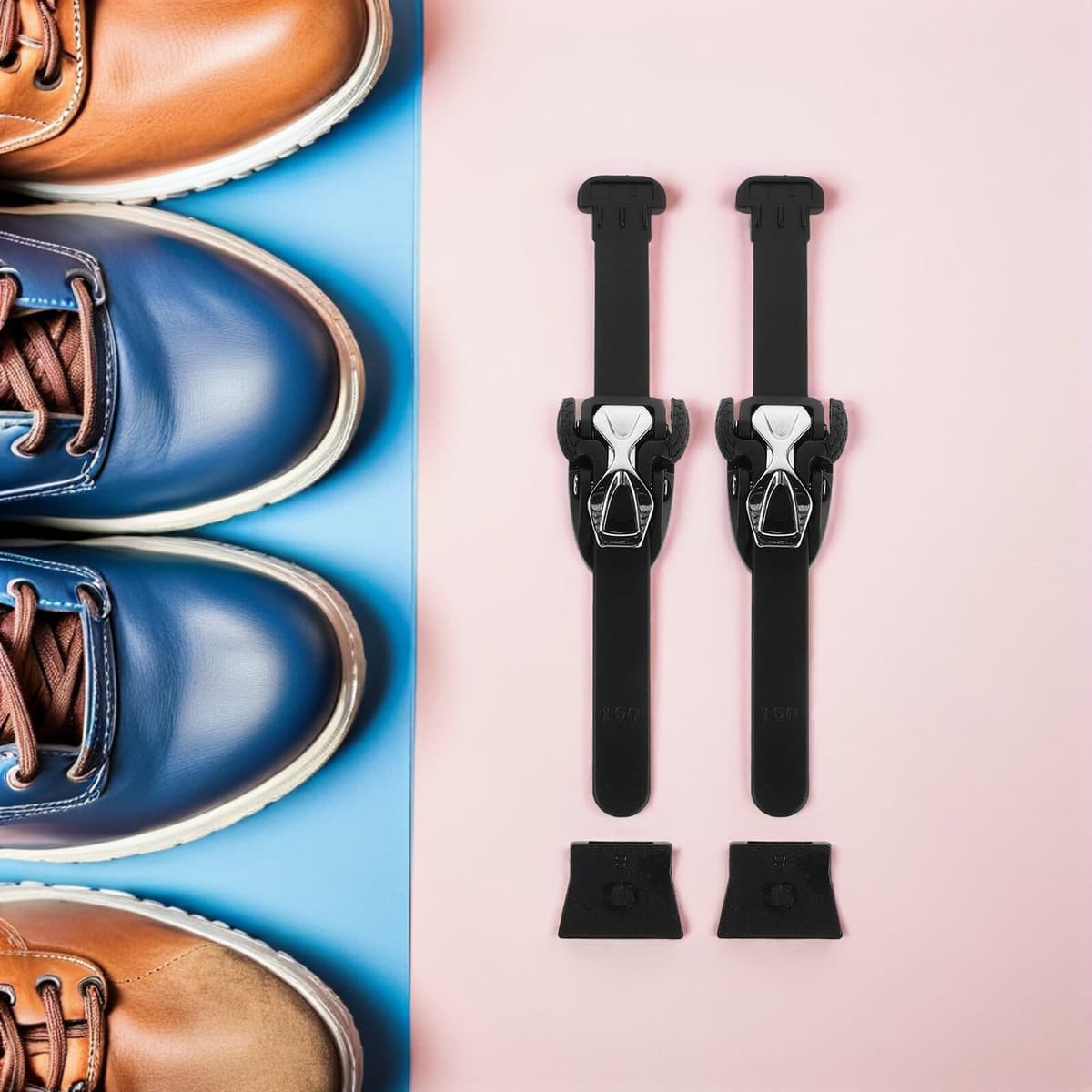 ORFOFE Correas de Hebilla Ajustables para Patines en Línea Juego de 2 Unidades con Cierre Microajustable Accesorios Aplicables con Tornillos para Patinaje Ciclismo de Montaña y Hockey — view 5