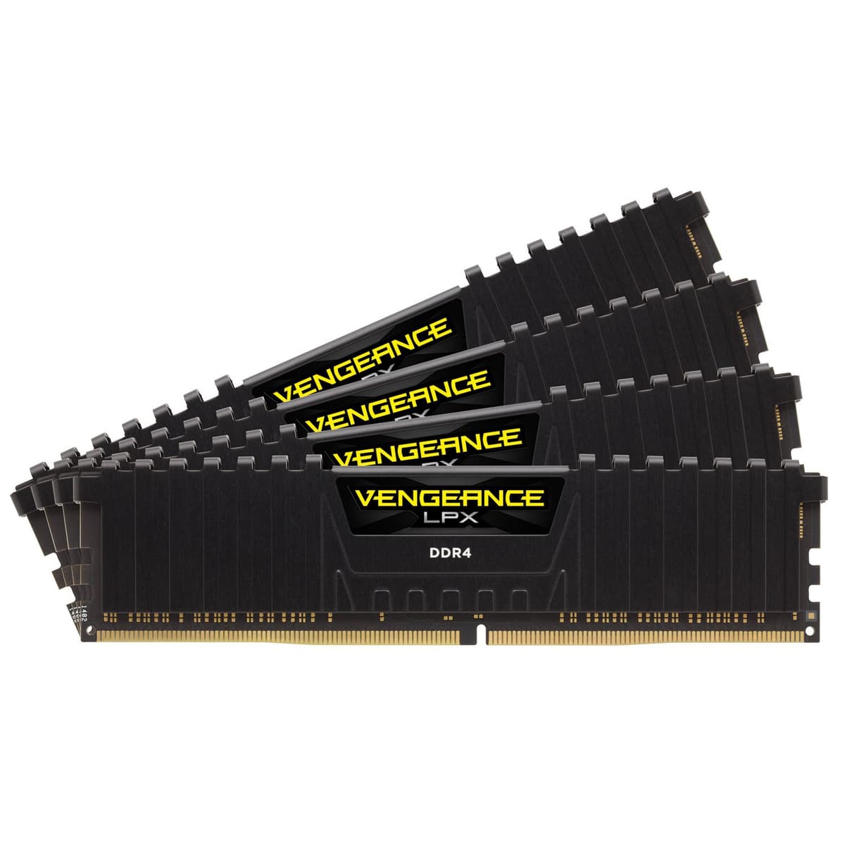 Corsair Vengeance LPX 16GB (2x8GB) DDR4 DRAM 3200MHz (PC4-25600) C16 Memory Kit - Black (CMK16GX4M2B3200C16) — view 4