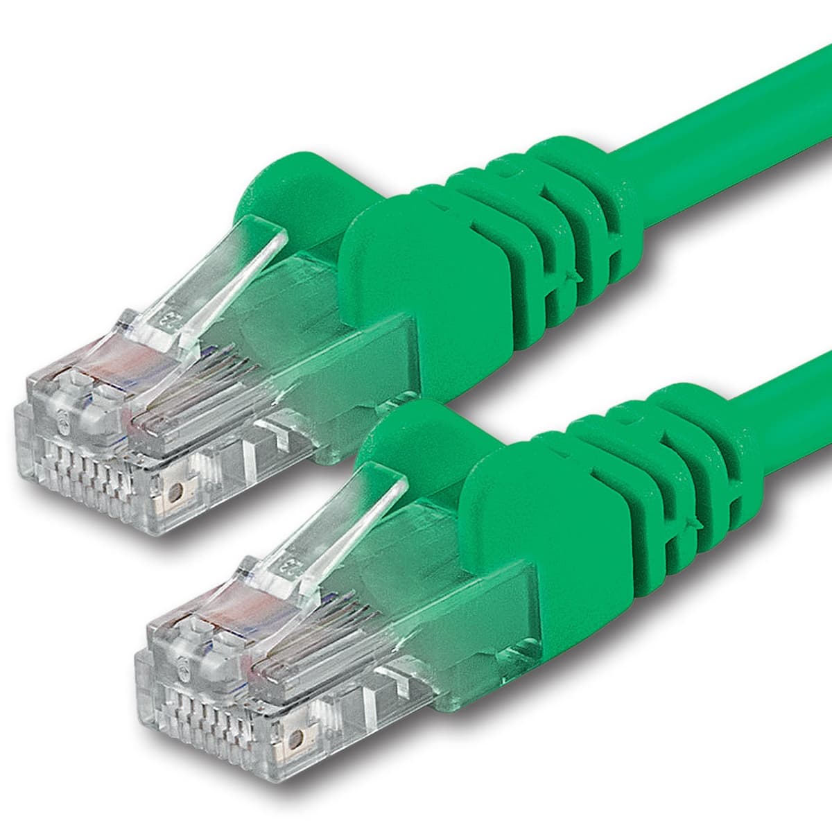 1aTTack.de 0.25m - black - 10 pieces - (PACK) - CAT.6 CAT6 Ethernet LAN network cable 1000 Mbit/s patch cable — view 55